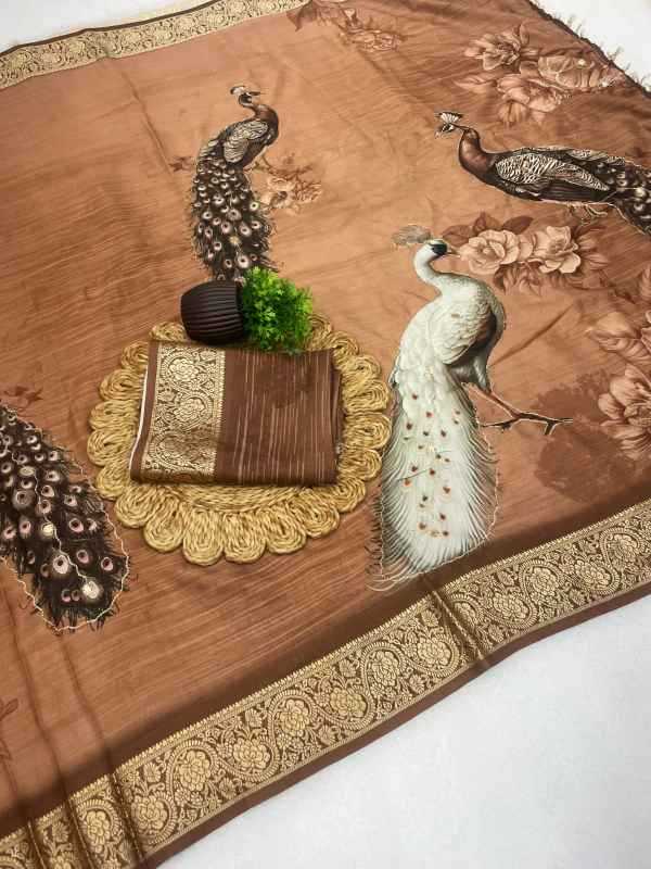 YNF Wholesale Silk Tussar Silk Sarees  | Surat Manufacturer