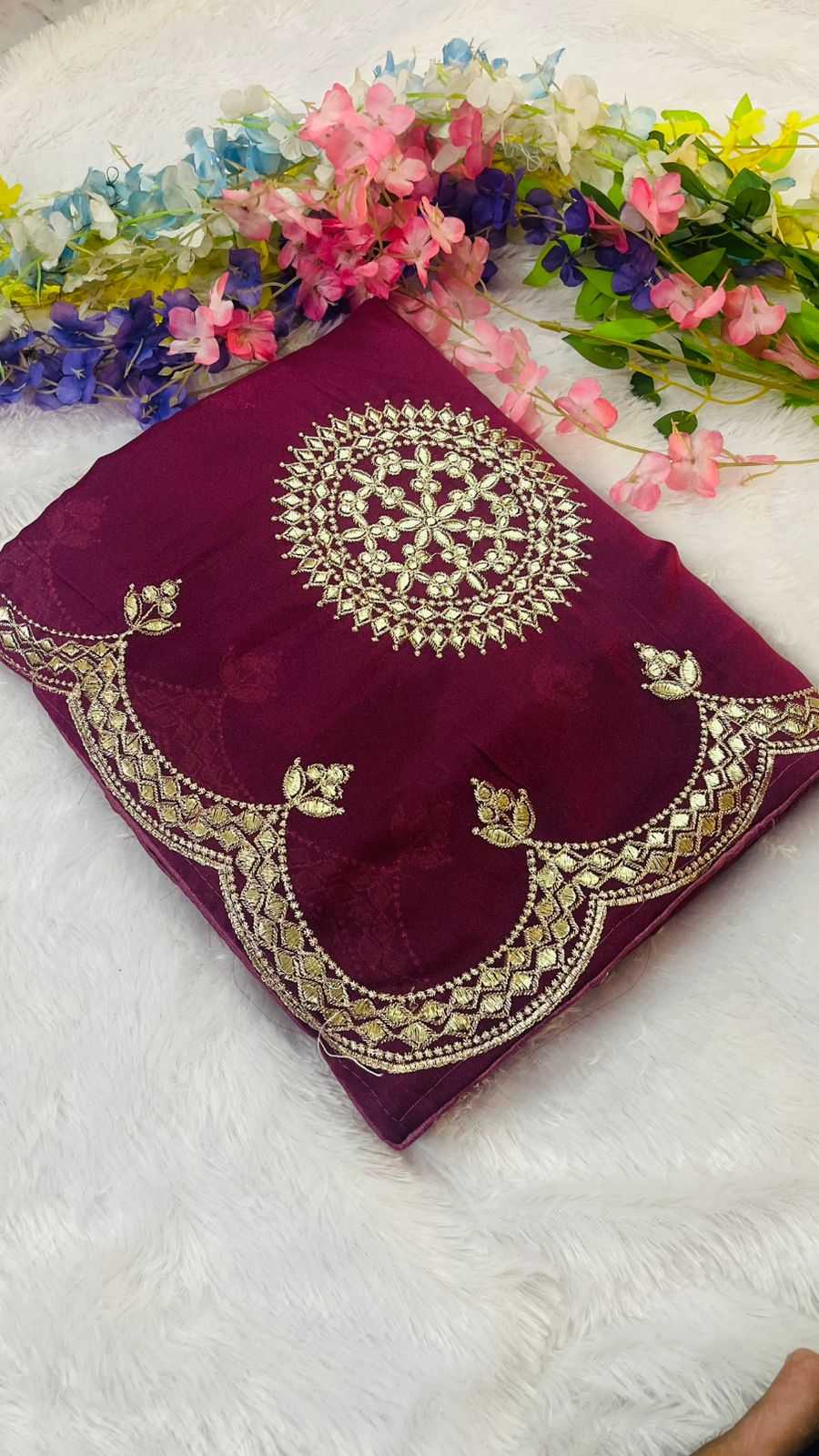 YNF Wholesale Georgette Designer Sarees  | Surat Manufacturer