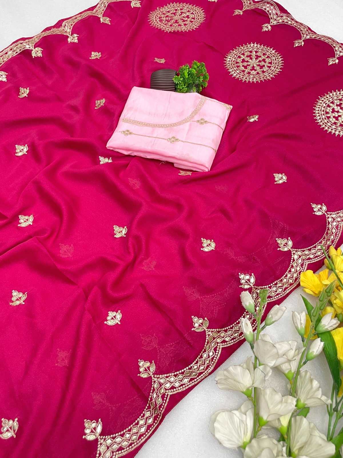 YNF Wholesale Georgette Designer Sarees  | Surat Manufacturer