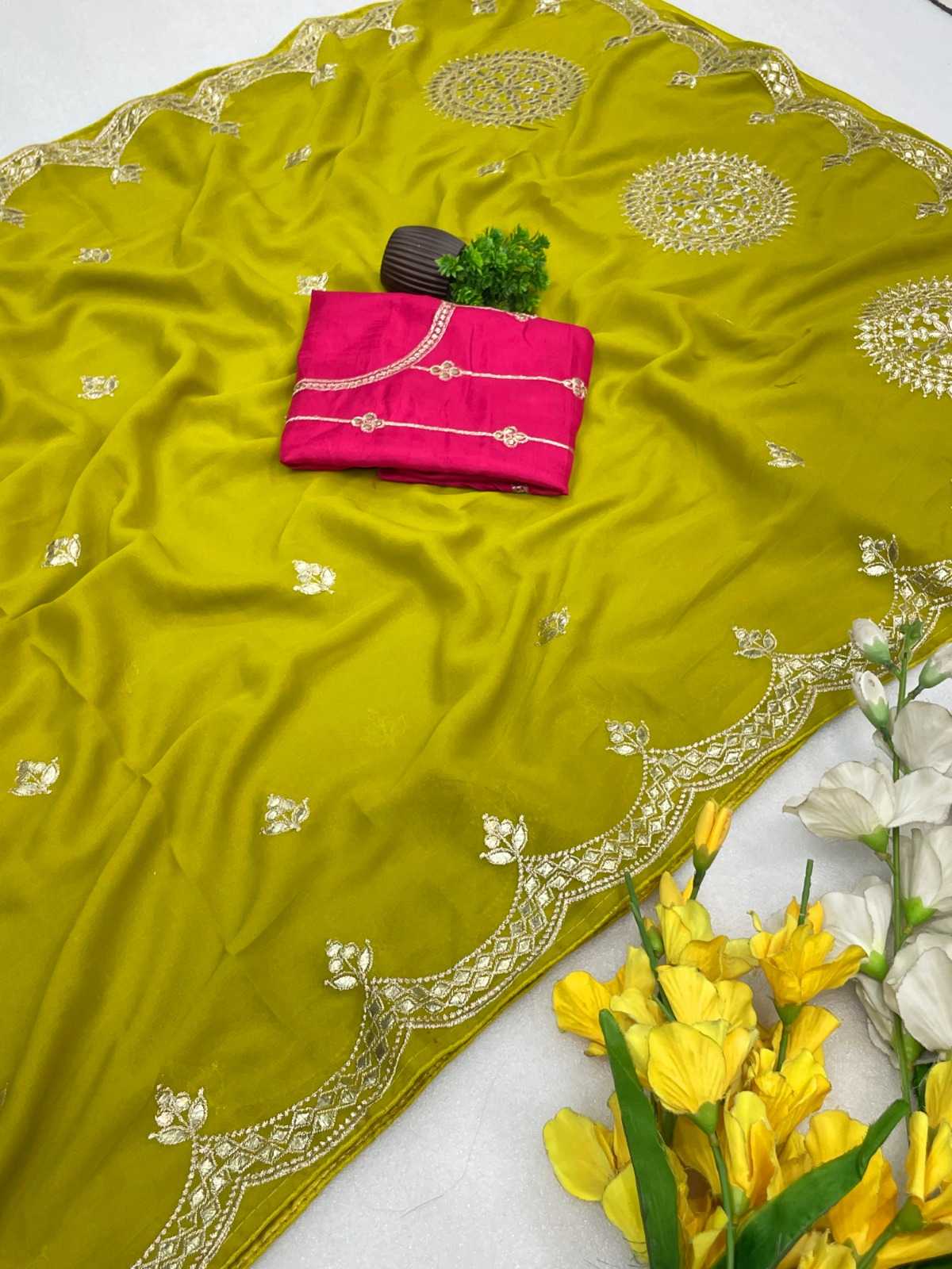 YNF Wholesale Georgette Designer Sarees  | Surat Manufacturer