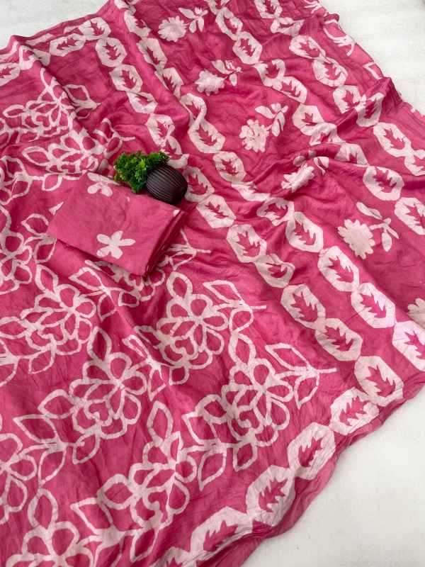 YNF Wholesale Viscose Chanderi Sarees  | Surat Manufacturer