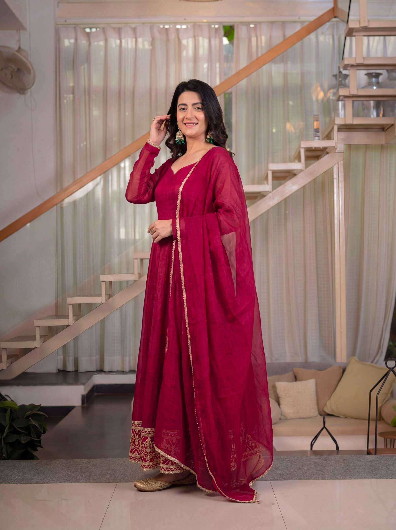 YNF Wholesale Crush Silk Embroidery Suits  | Surat Manufacturer