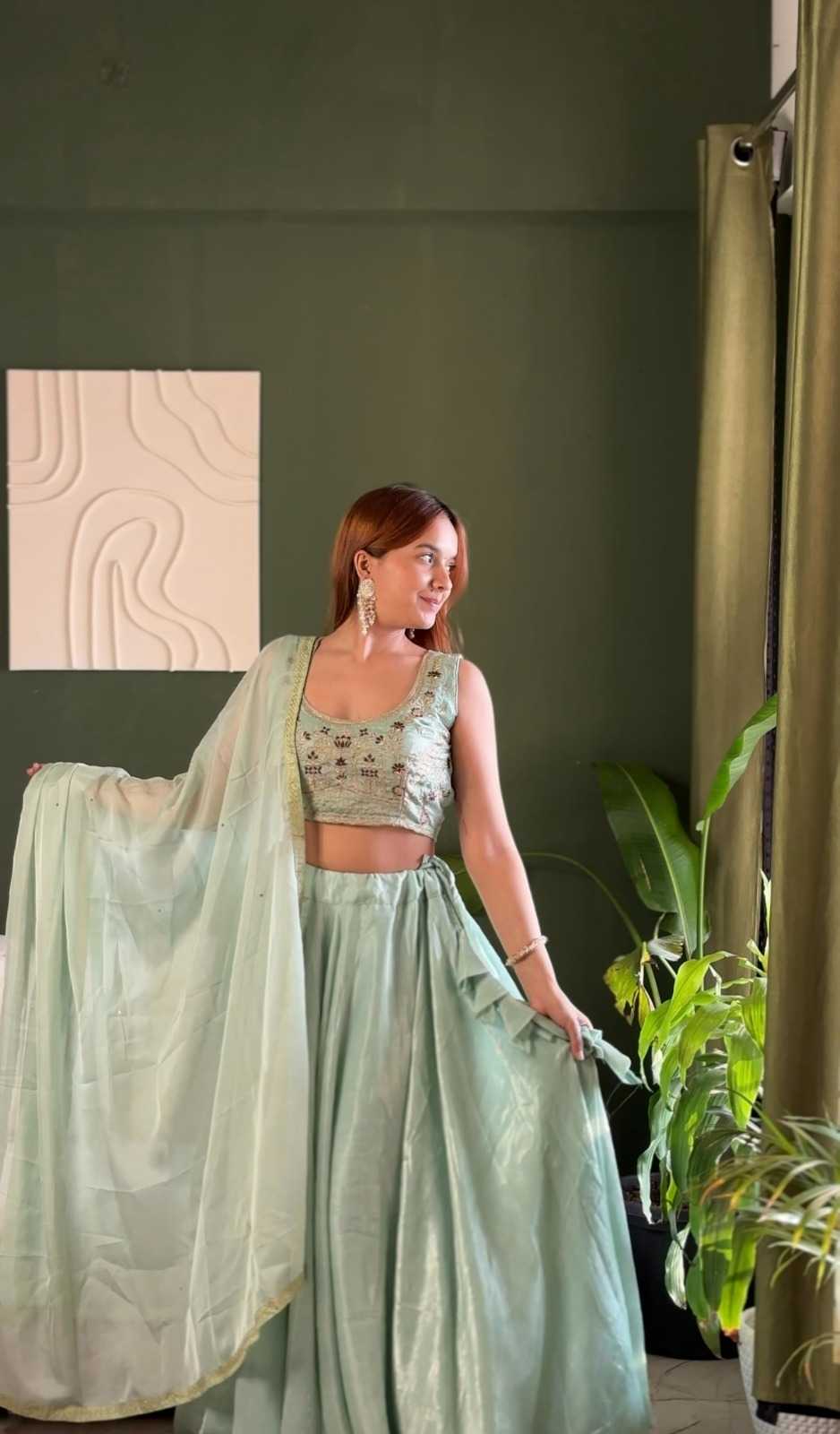 YNF Wholesale Crunchi Designer Lehenga  | Surat Manufacturer