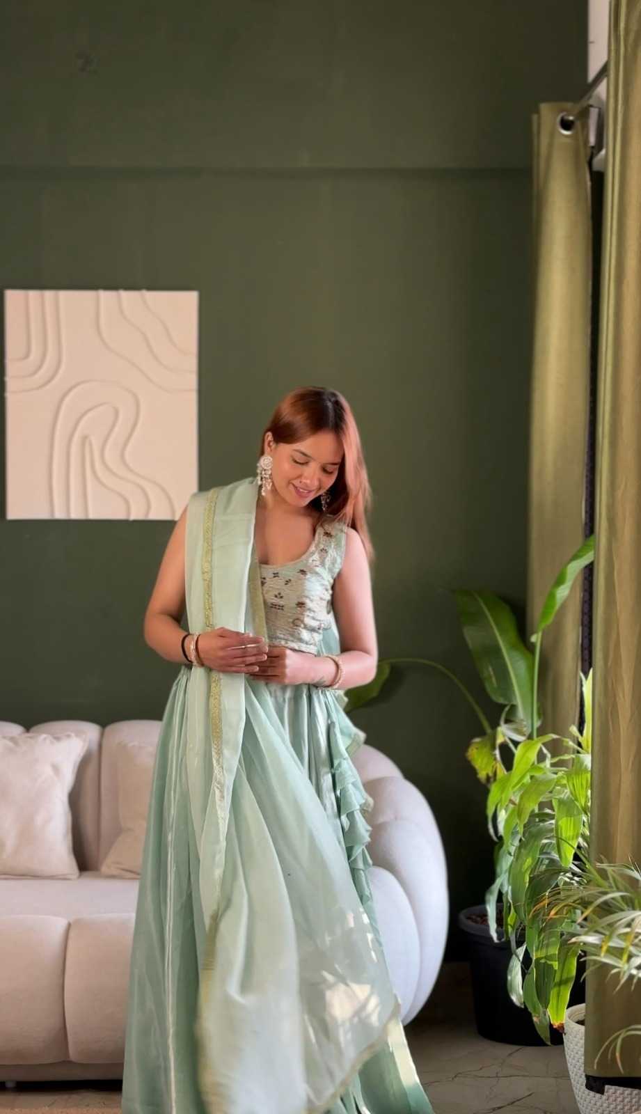 YNF Wholesale Crunchi Designer Lehenga  | Surat Manufacturer