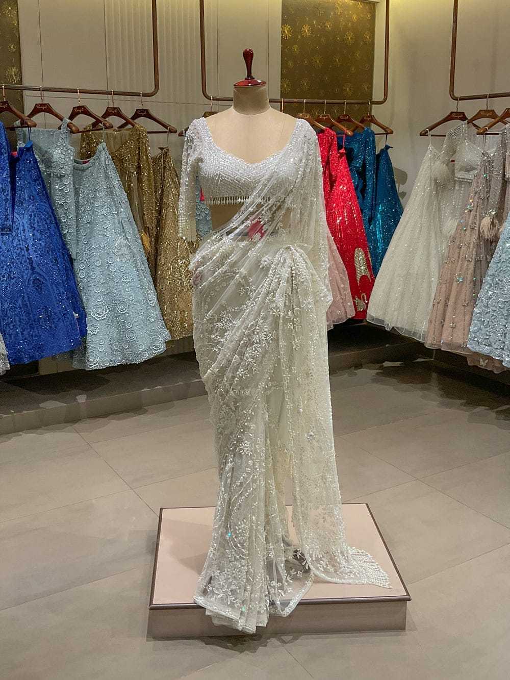YNF Wholesale Net Sequence Sarees  | Surat Manufacturer