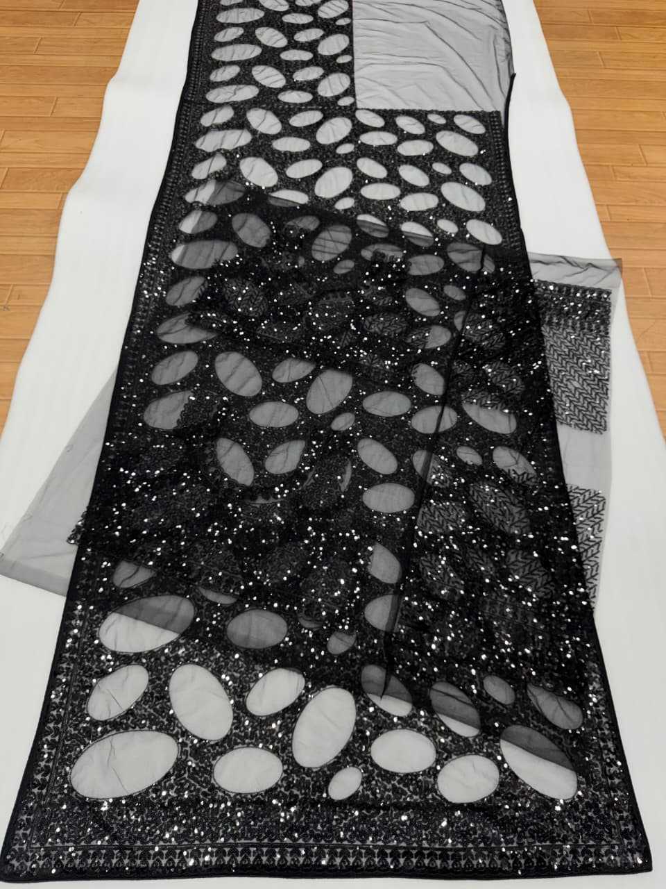 YNF Wholesale Butterfly Net Sequence Sarees  | Surat Manufacturer
