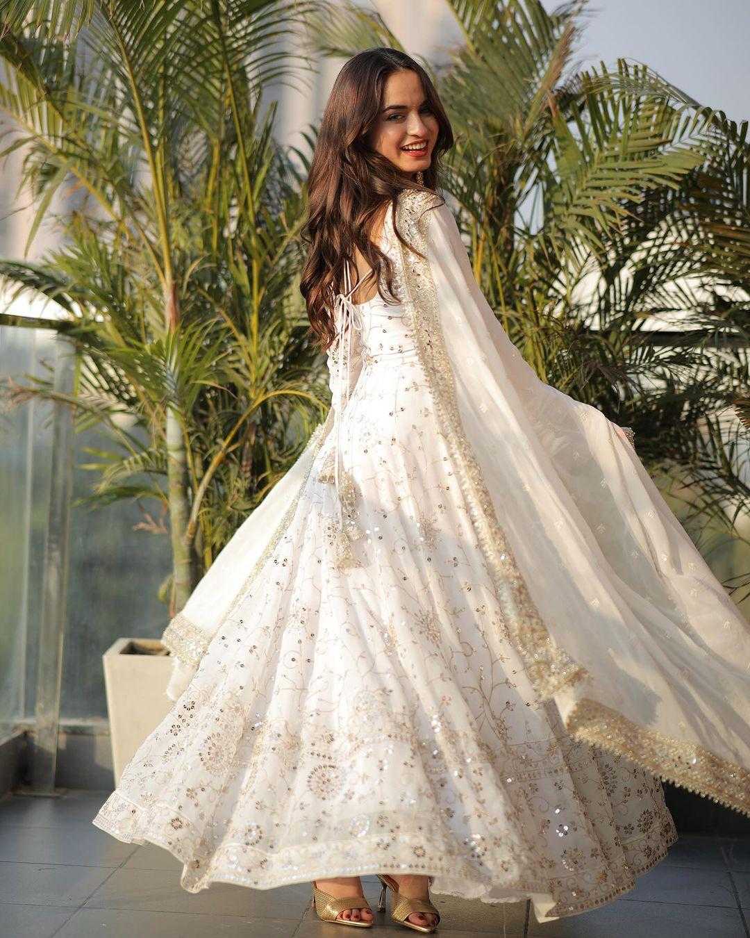 YNF Wholesale Faux Georgette Anarkali Gown  | Surat Manufacturer