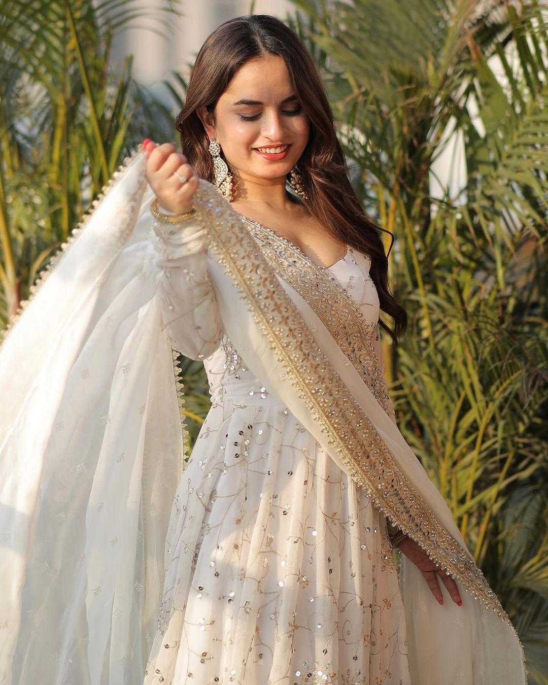 YNF Wholesale Faux Georgette Anarkali Gown  | Surat Manufacturer