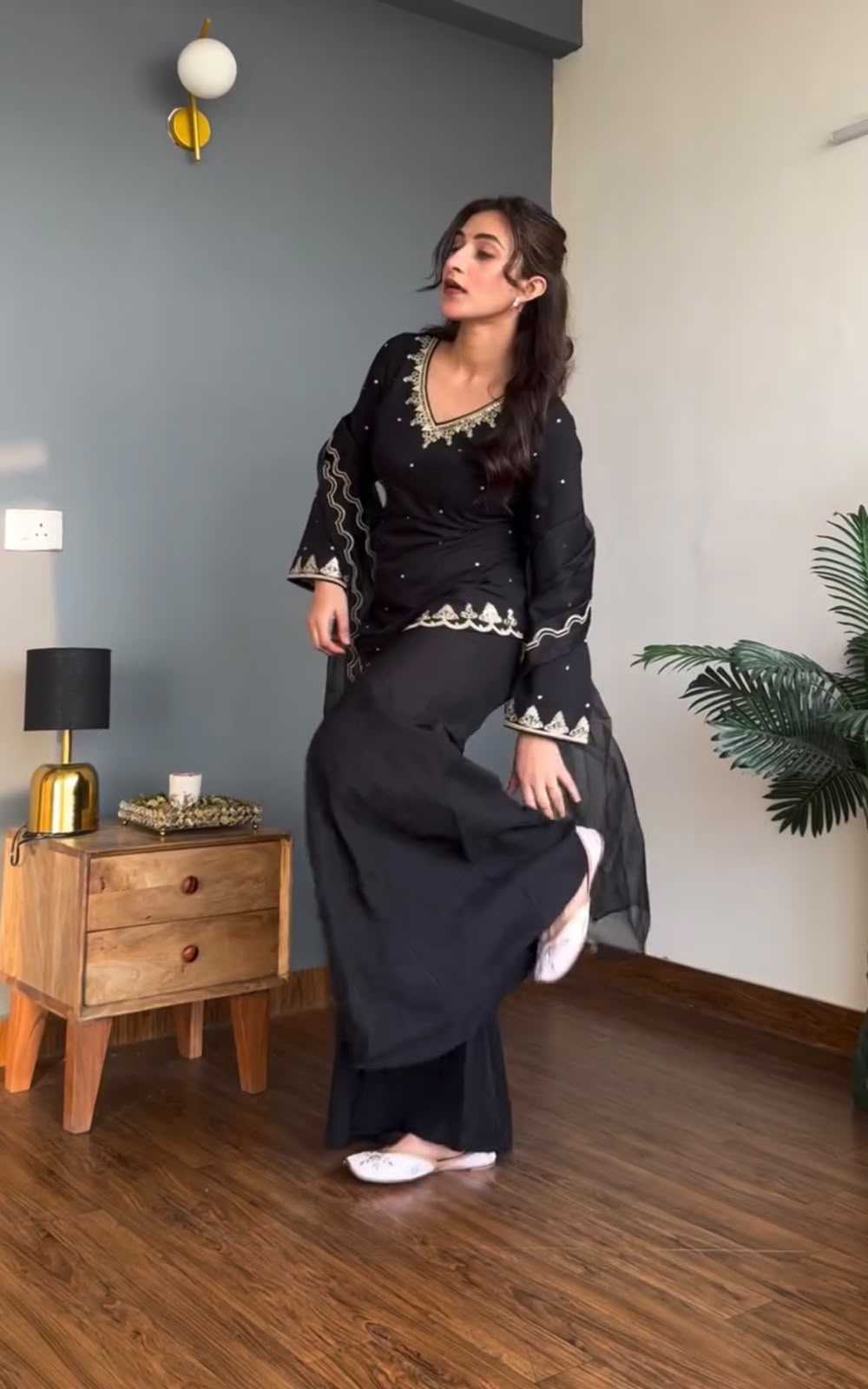 YNF Wholesale Crepe Silk Sharara Salwar Suits  | Surat Manufacturer