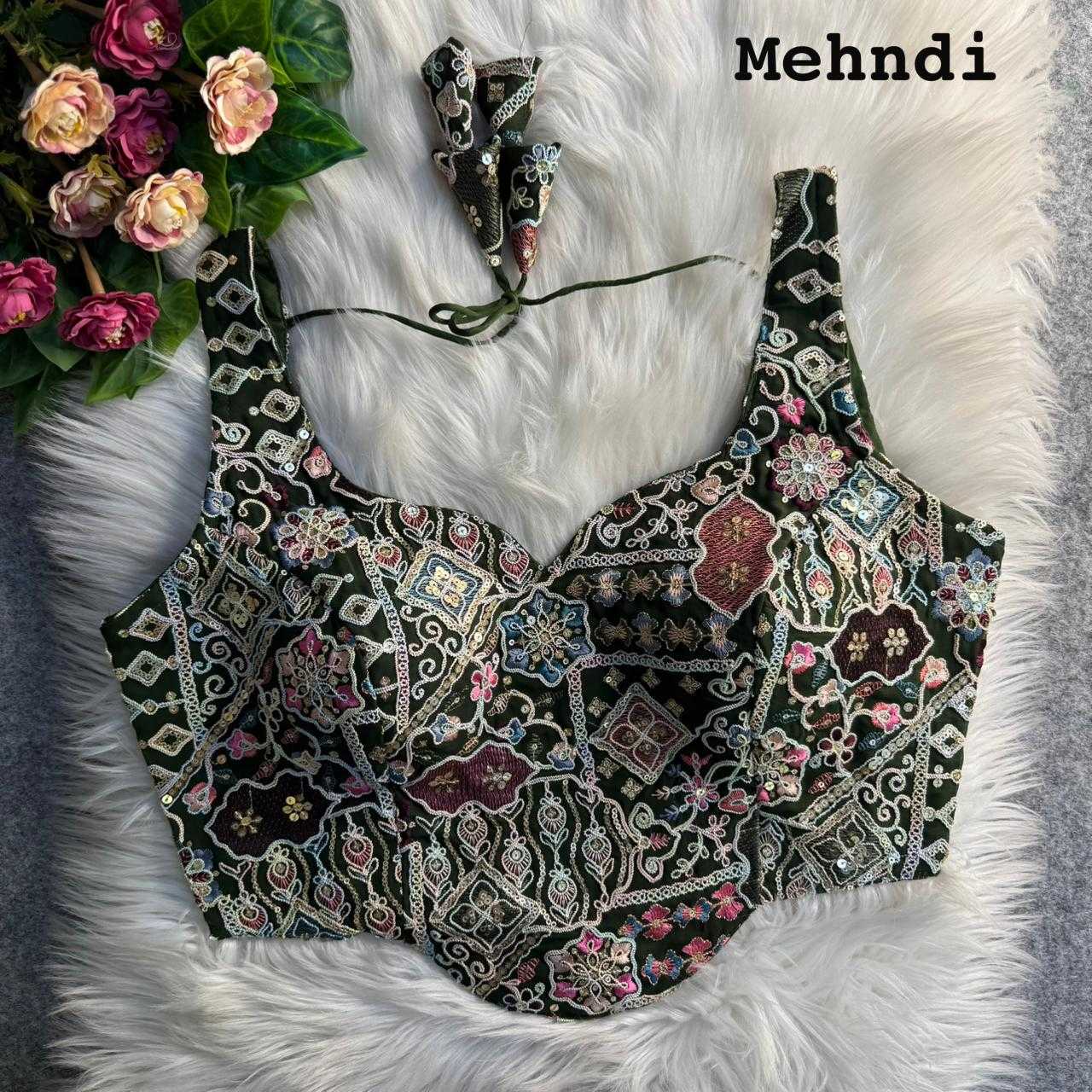 YNF Wholesale Faux Georgette Sleeveless Blouse  | Surat Manufacturer