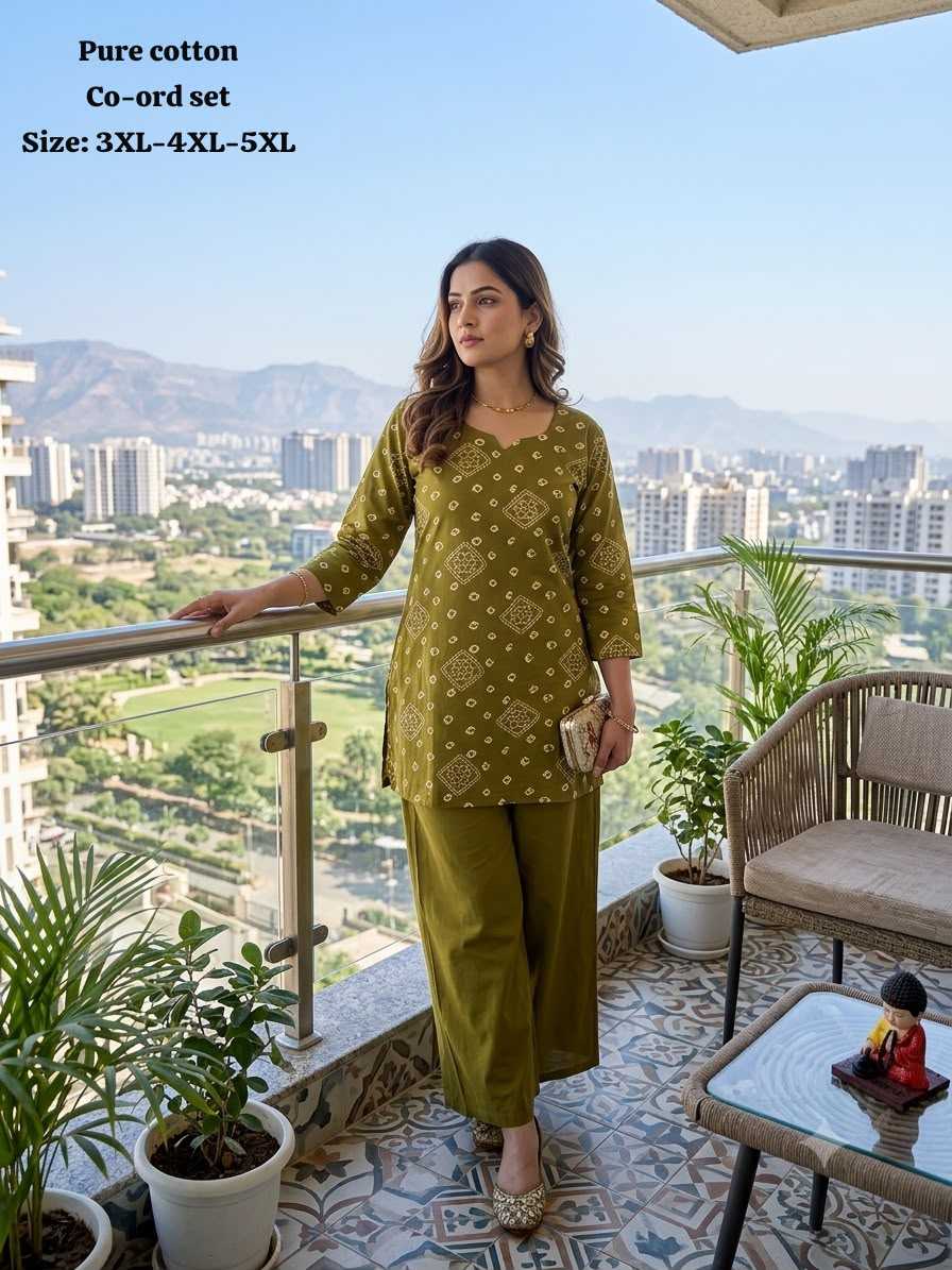 YNF Wholesale Pure Cotton Co-ord Set  | Surat Manufacturer