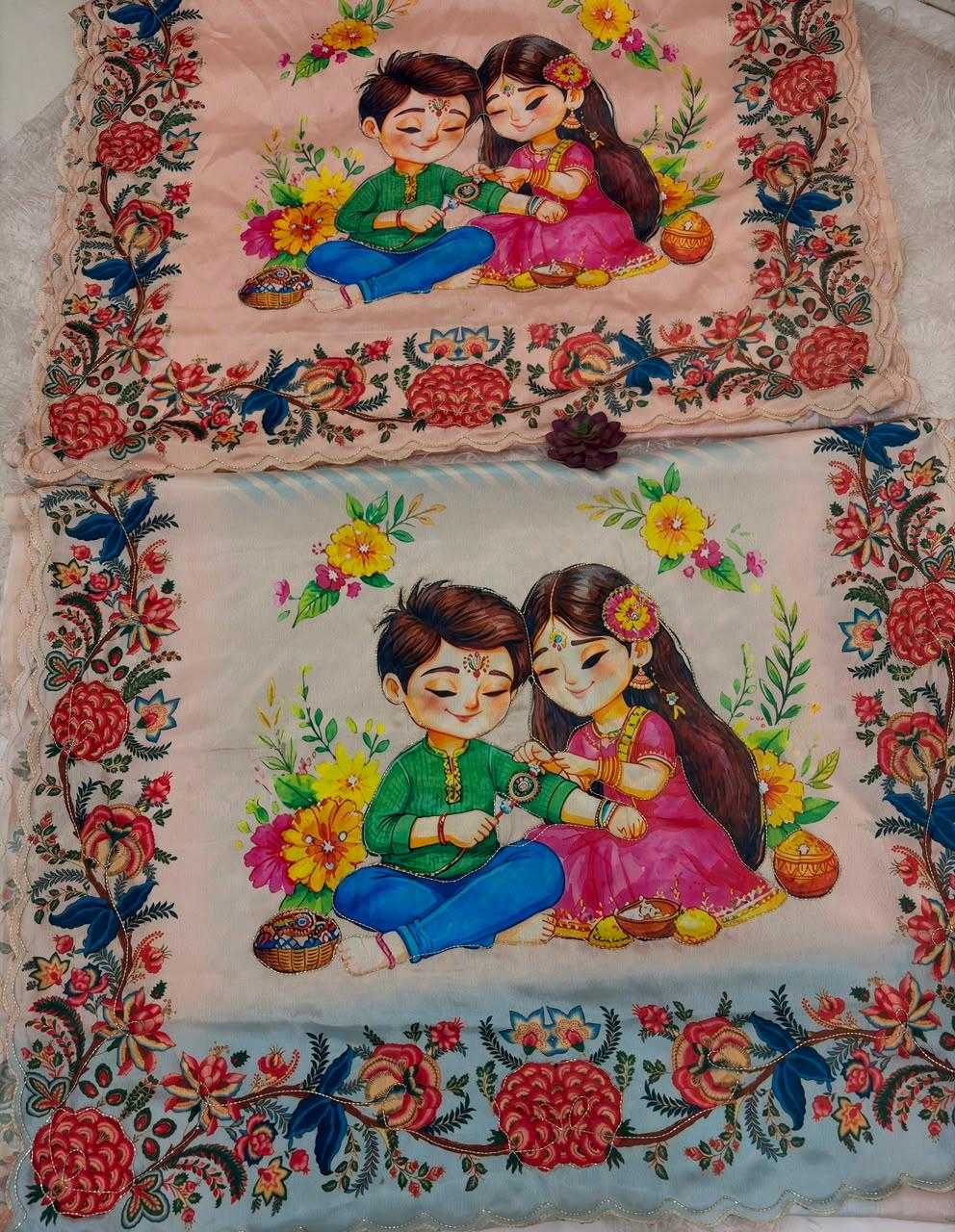 YNF Wholesale Chinon Silk Printed Sarees  | Surat Manufacturer