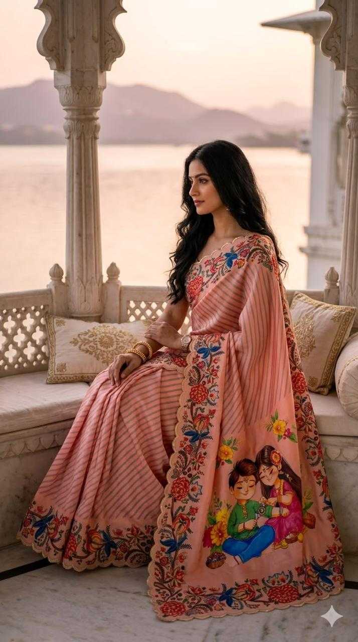 YNF Wholesale Chinon Silk Printed Sarees  | Surat Manufacturer