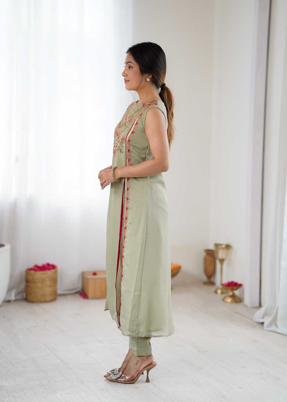 YNF Wholesale Georgette Kurtis With Bottom  | Surat Manufacturer