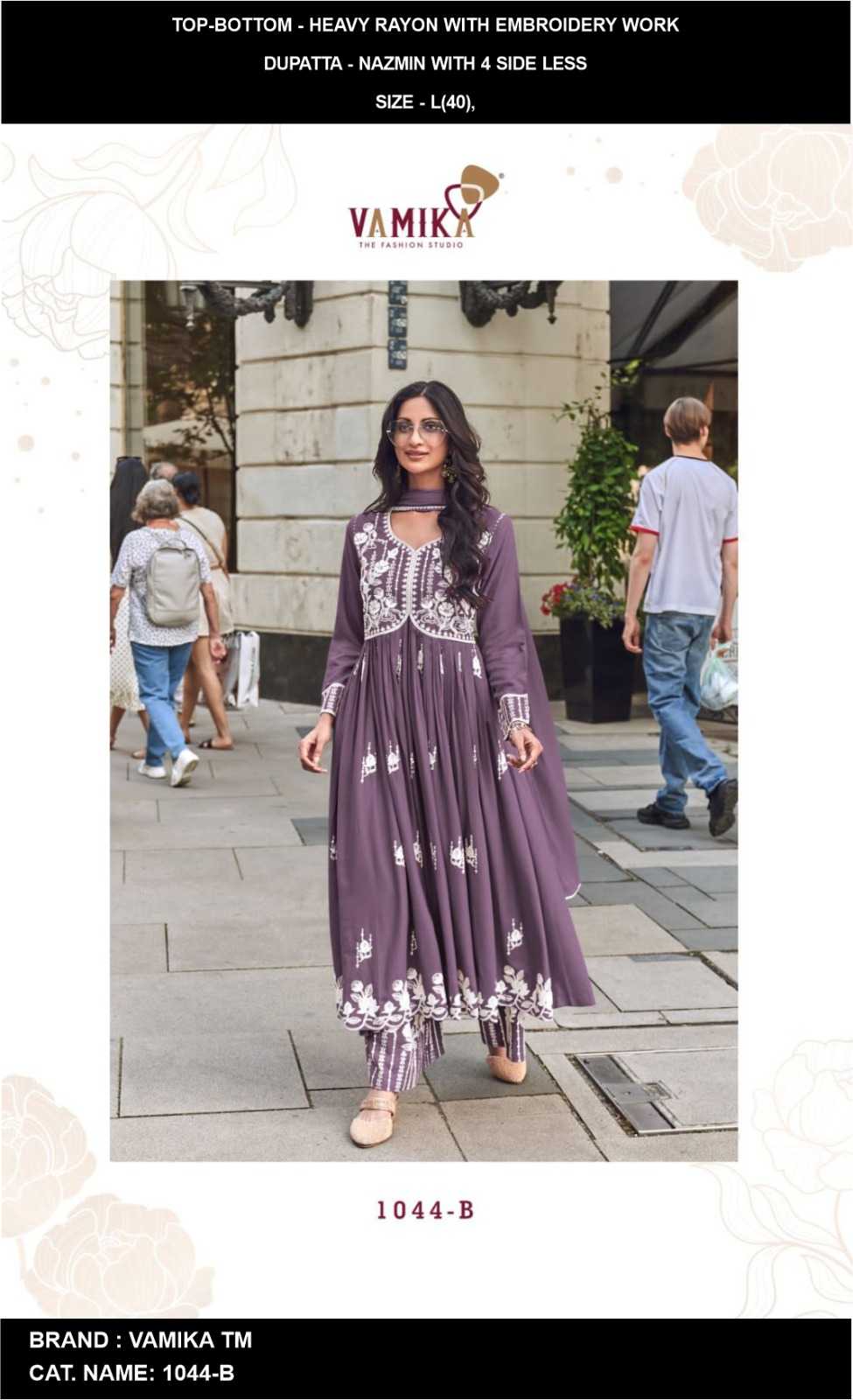 YNF Wholesale Heavy Rayon Palazzo Suit  | Surat Manufacturer