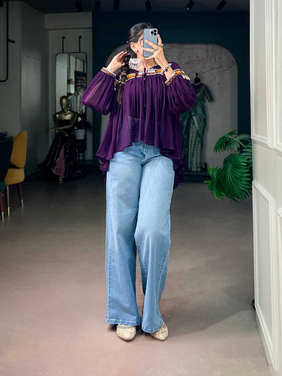 YNF Wholesale Fancy Bell Sleeve Kurtis  | Surat Manufacturer