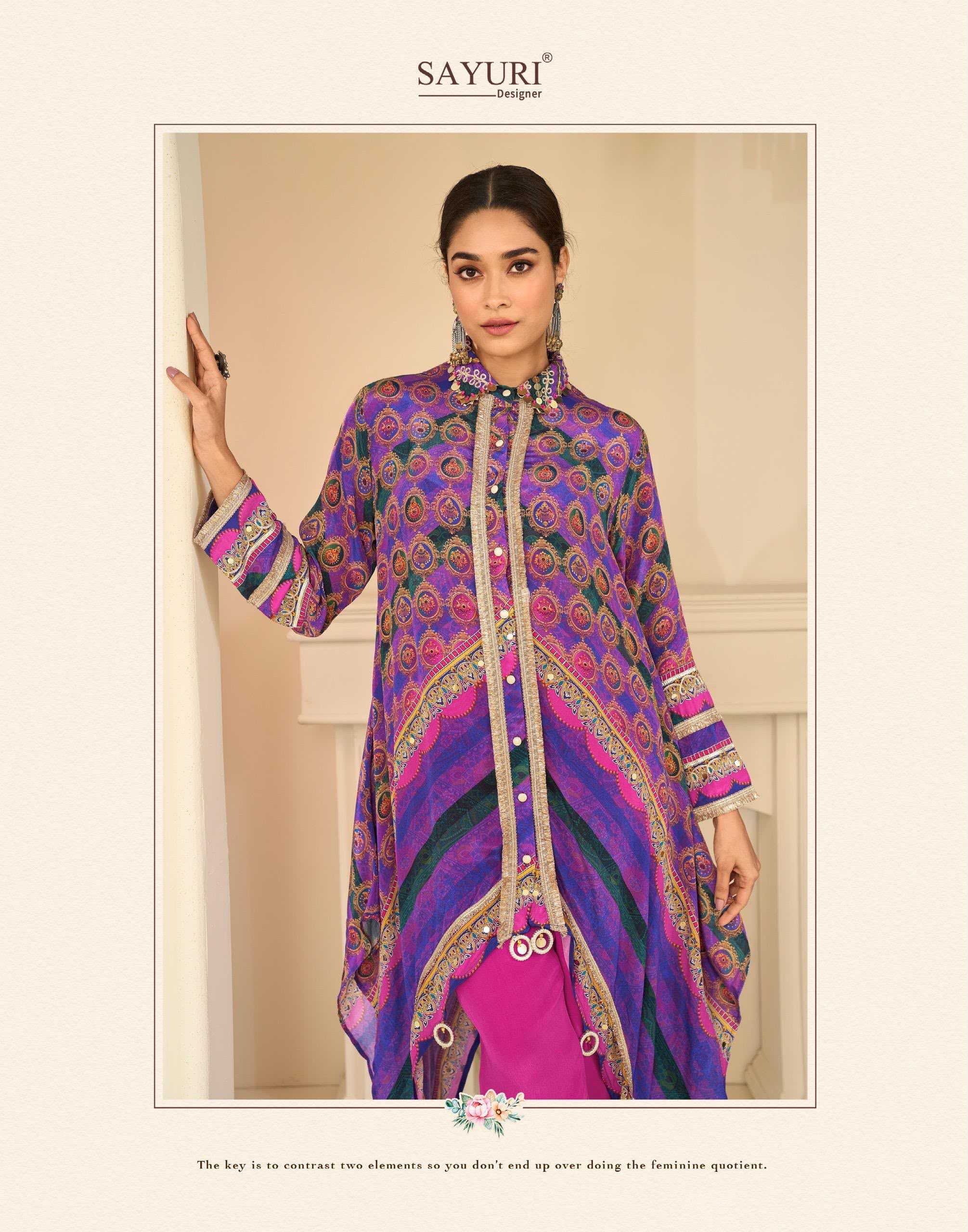 YNF Wholesale Crepe Silk Indo Western Dresses  | Surat Manufacturer