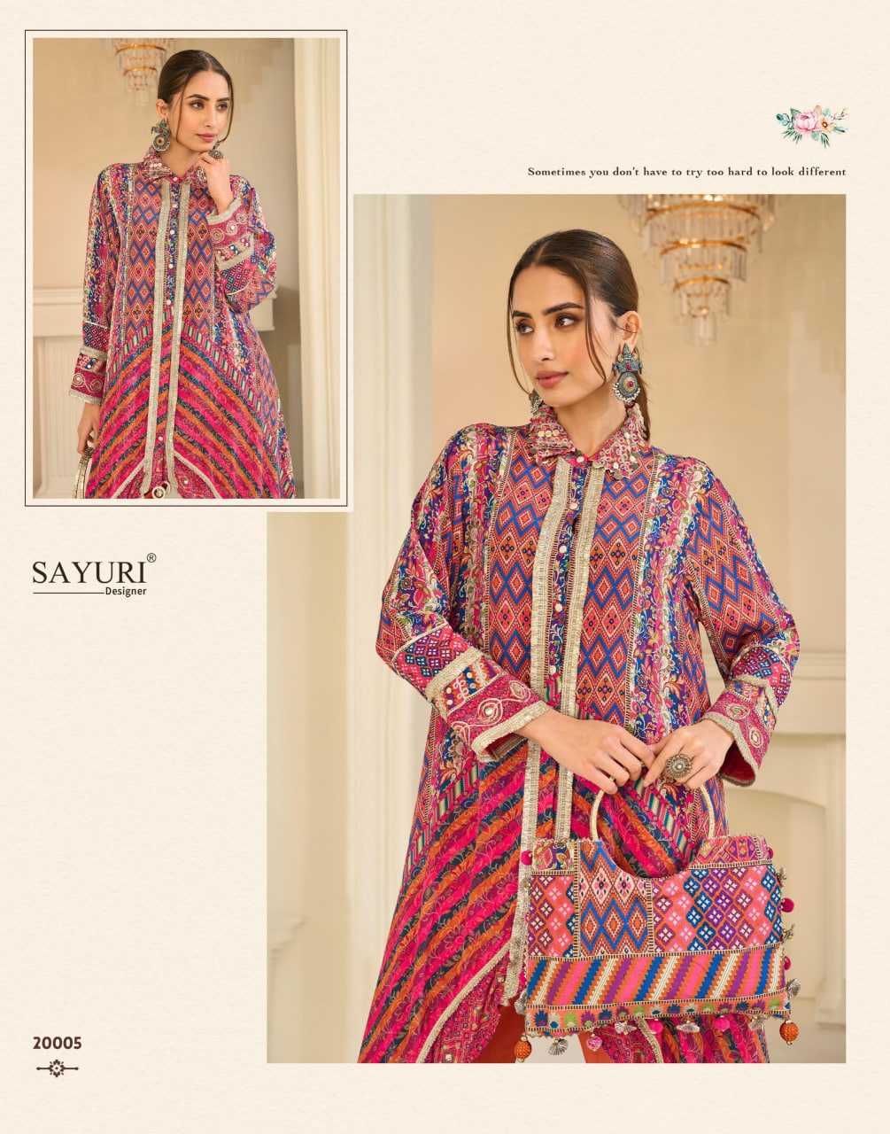 YNF Wholesale Crepe Silk Indo Western Dresses  | Surat Manufacturer