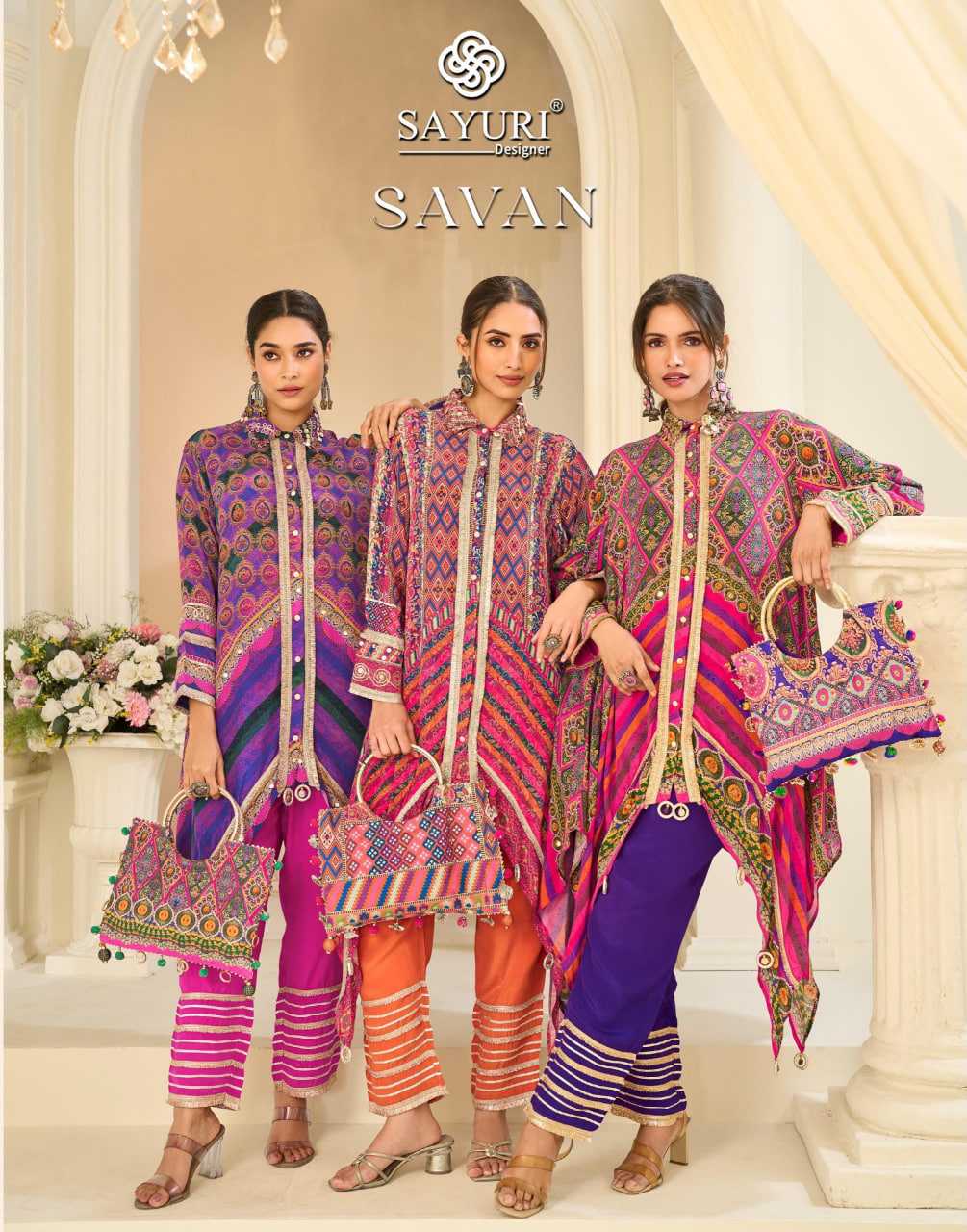 YNF Wholesale Crepe Silk Indo Western Dresses  | Surat Manufacturer