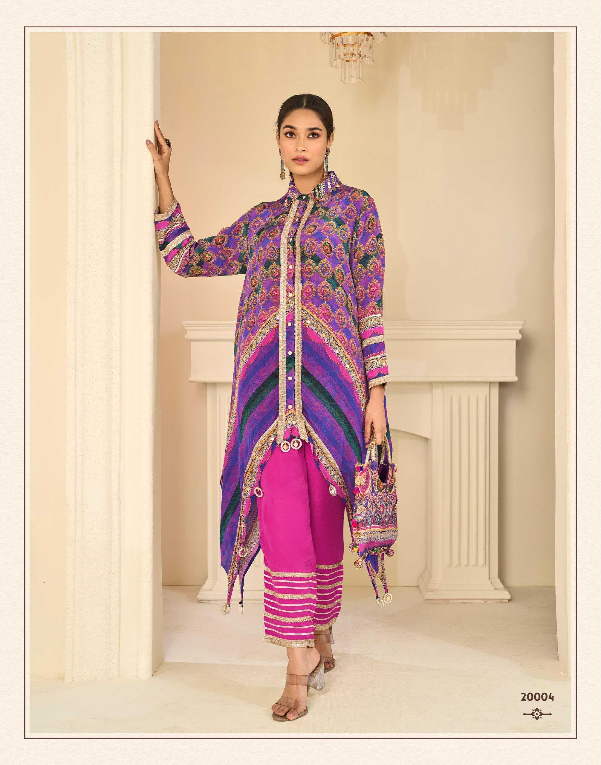 YNF Wholesale Crepe Silk Indo Western Dresses  | Surat Manufacturer