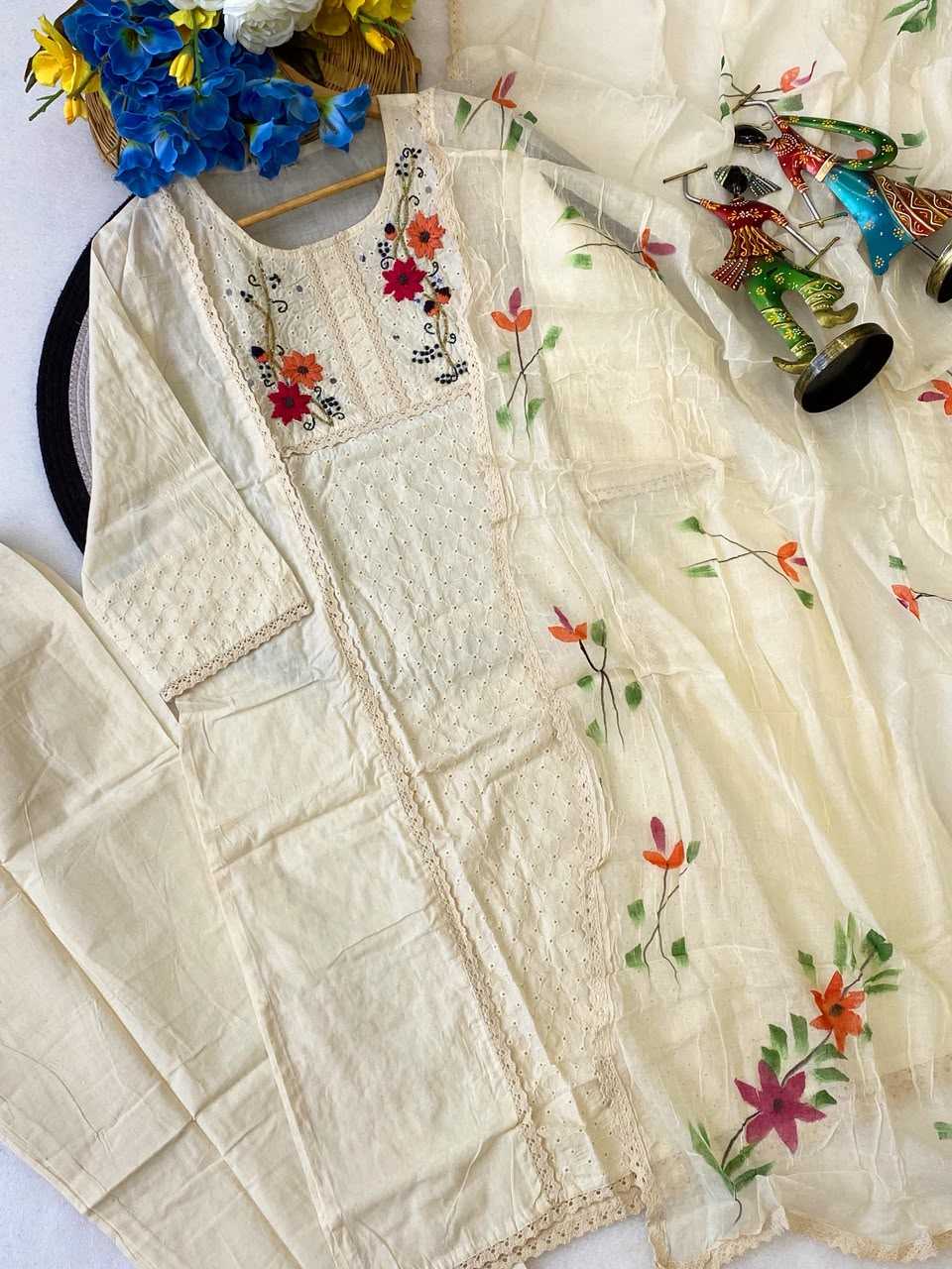 YNF Wholesale Cotton Festive Kurtis  | Surat Manufacturer