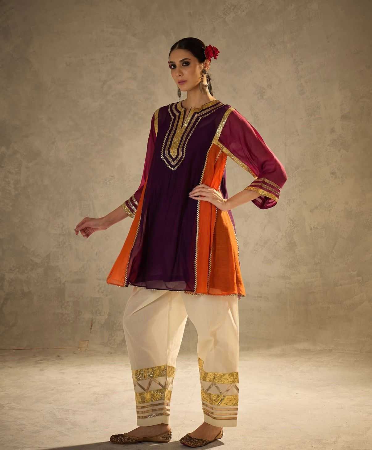YNF Wholesale Chinon Silk Festive Kurtis  | Surat Manufacturer