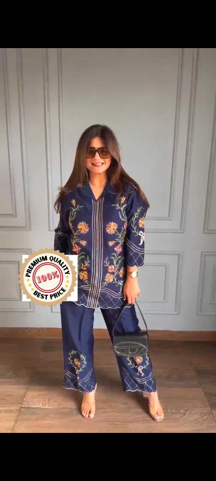 YNF Wholesale Heavy Roman Silk Co-ord Set  | Surat Manufacturer