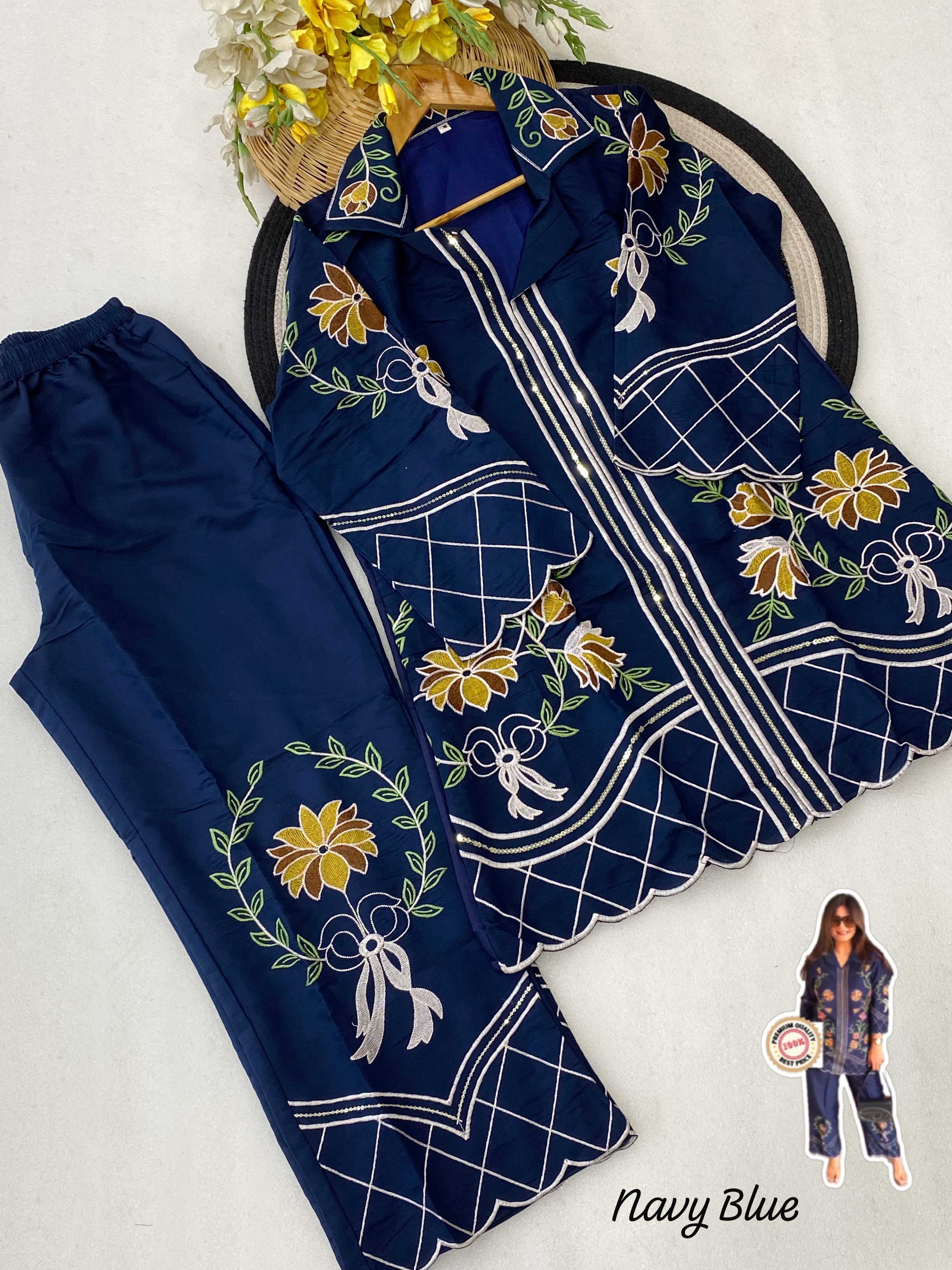 YNF Wholesale Heavy Roman Silk Co-ord Set  | Surat Manufacturer