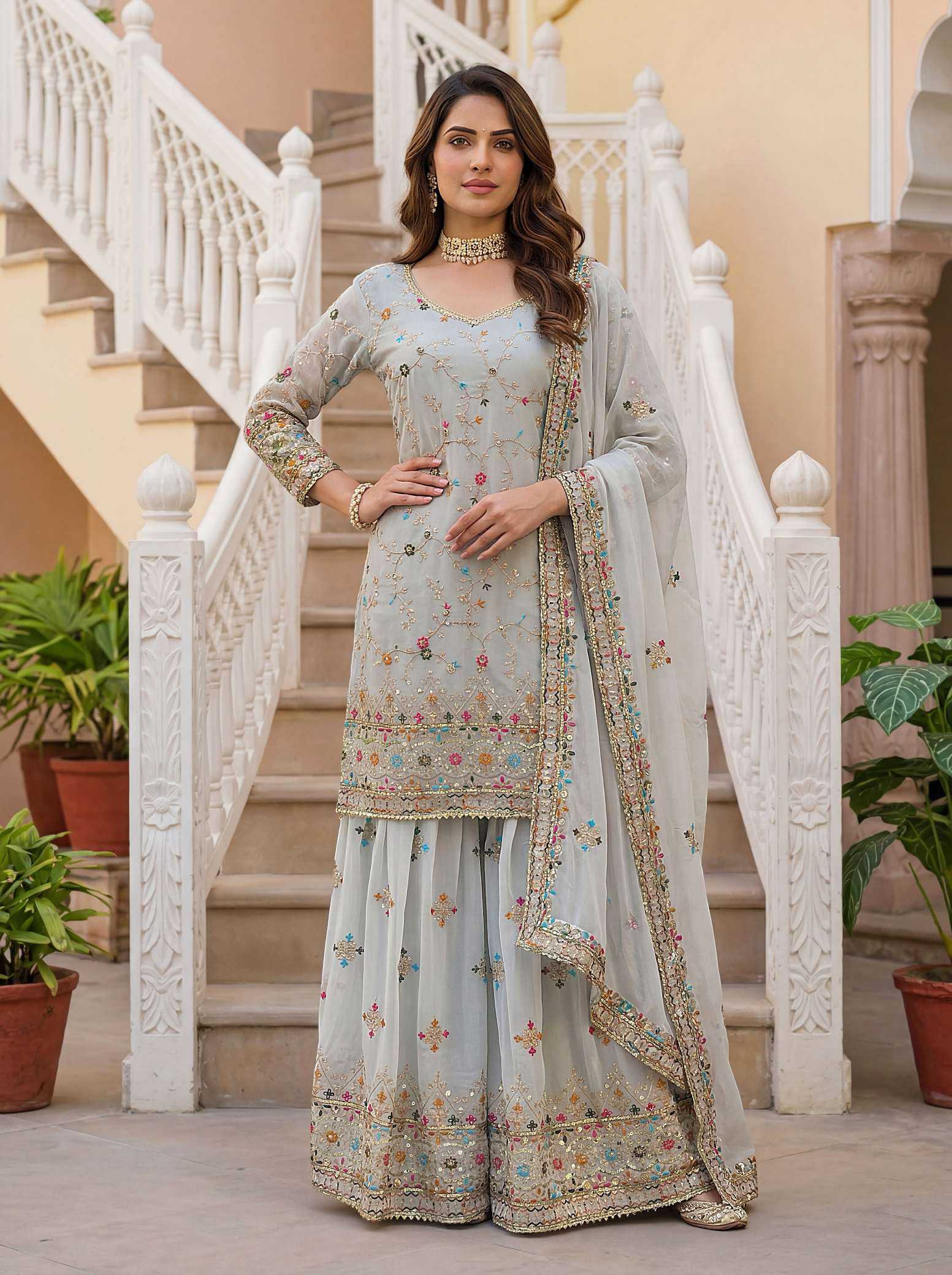 YNF Wholesale Faux Georgette Georgette Kurti  | Surat Manufacturer