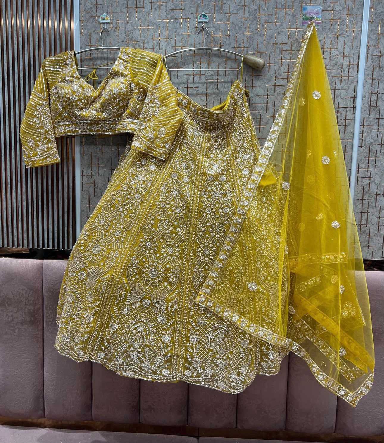 YNF Wholesale Butterfly Net Net Fancy Lehenga  | Surat Manufacturer