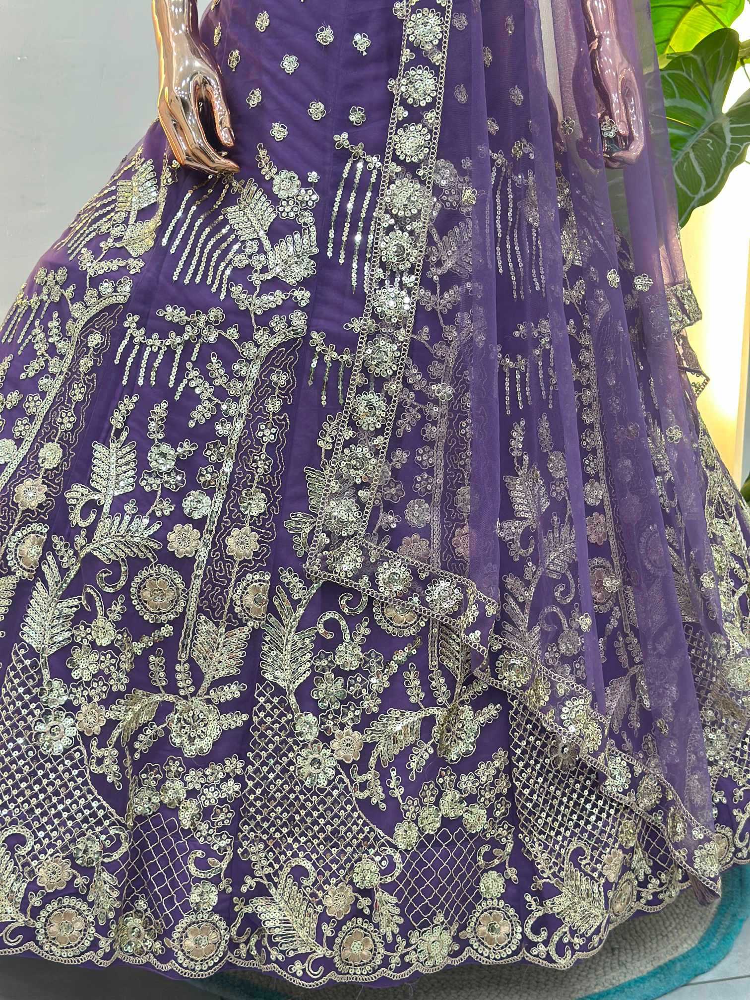 YNF Wholesale Butterfly Net Net Fancy Lehenga  | Surat Manufacturer
