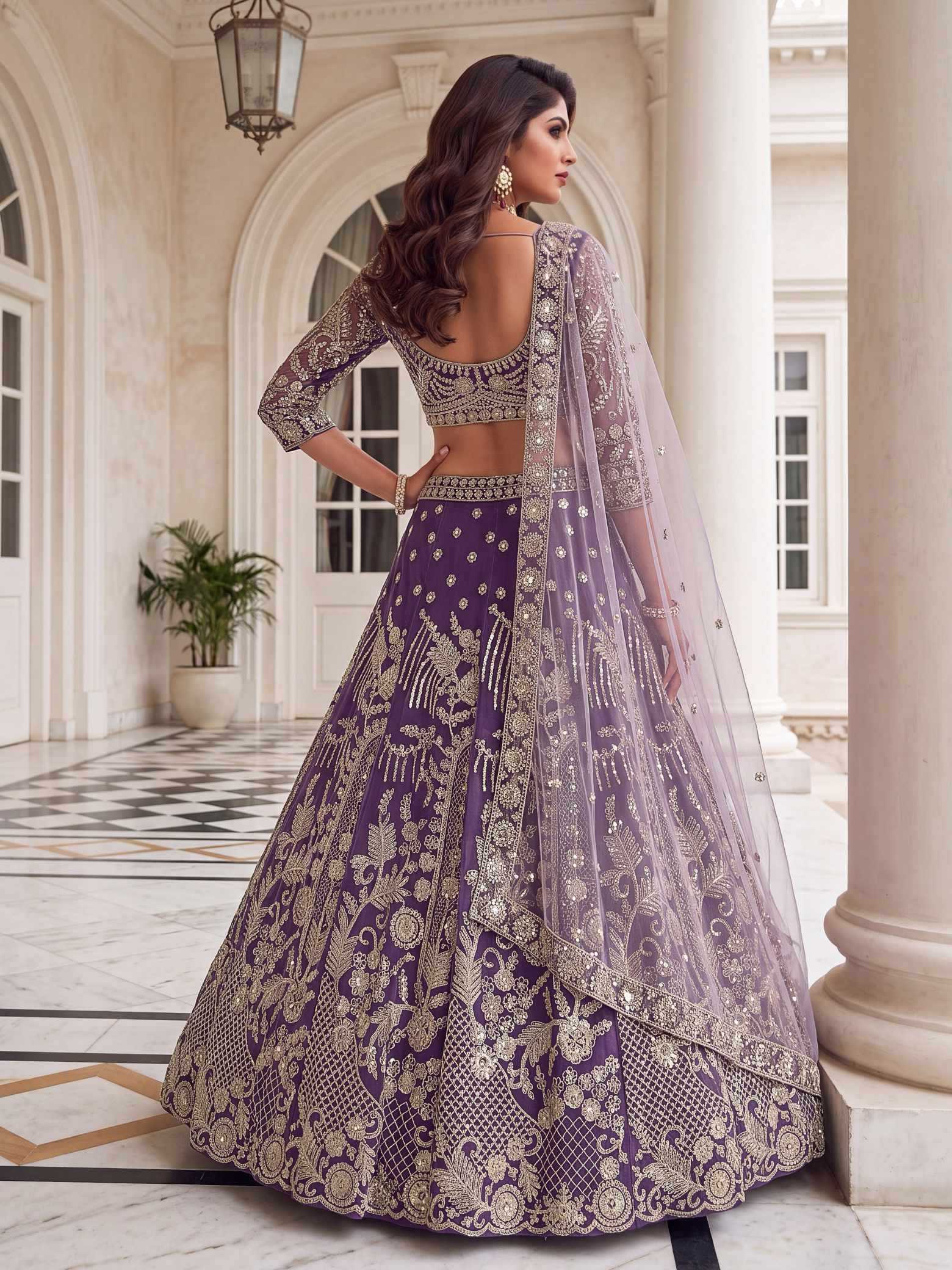 YNF Wholesale Butterfly Net Net Fancy Lehenga  | Surat Manufacturer