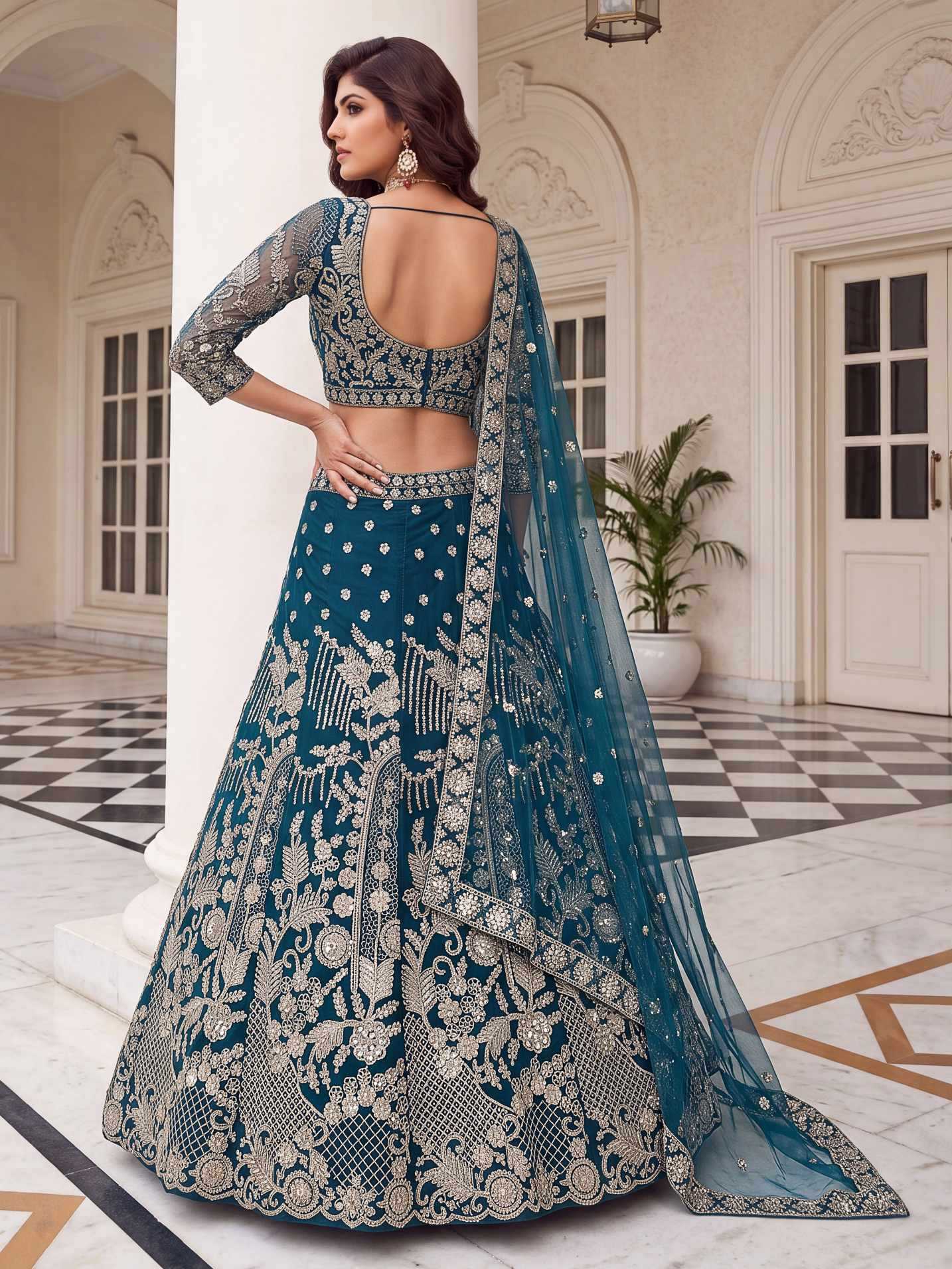 YNF Wholesale Butterfly Net Net Fancy Lehenga  | Surat Manufacturer
