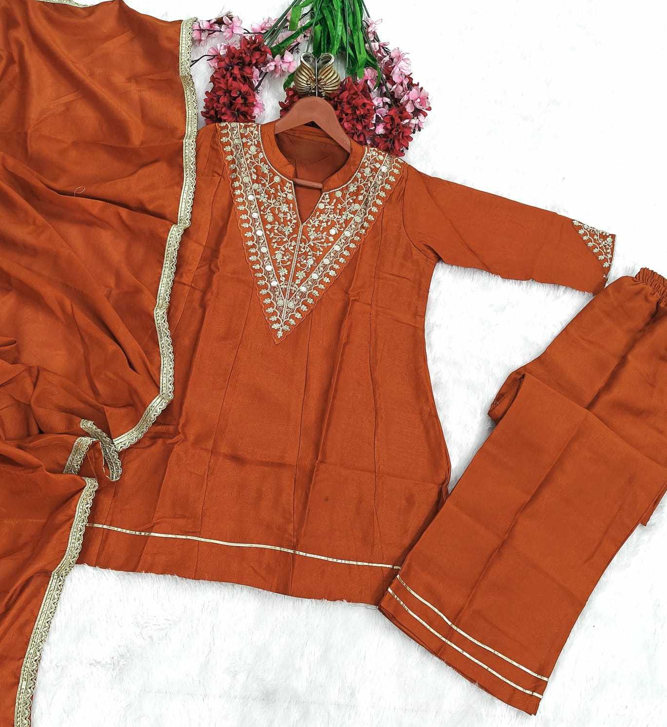 YNF Wholesale Vichitra Silk Designer Kurtis  | Surat Manufacturer