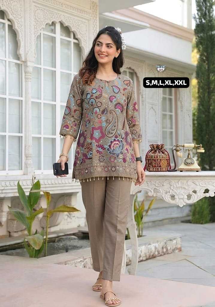 YNF Wholesale Vichitra Silk Embroidered Kurtis  | Surat Manufacturer