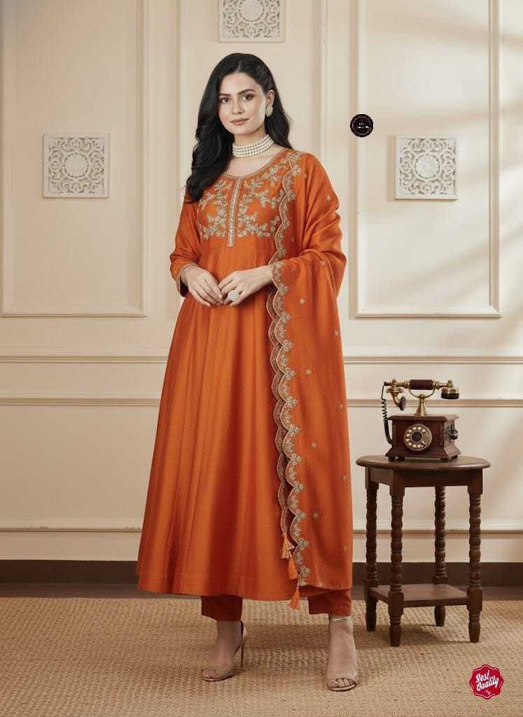 YNF Wholesale Vichitra Silk Anarkali Kurtis  | Surat Manufacturer