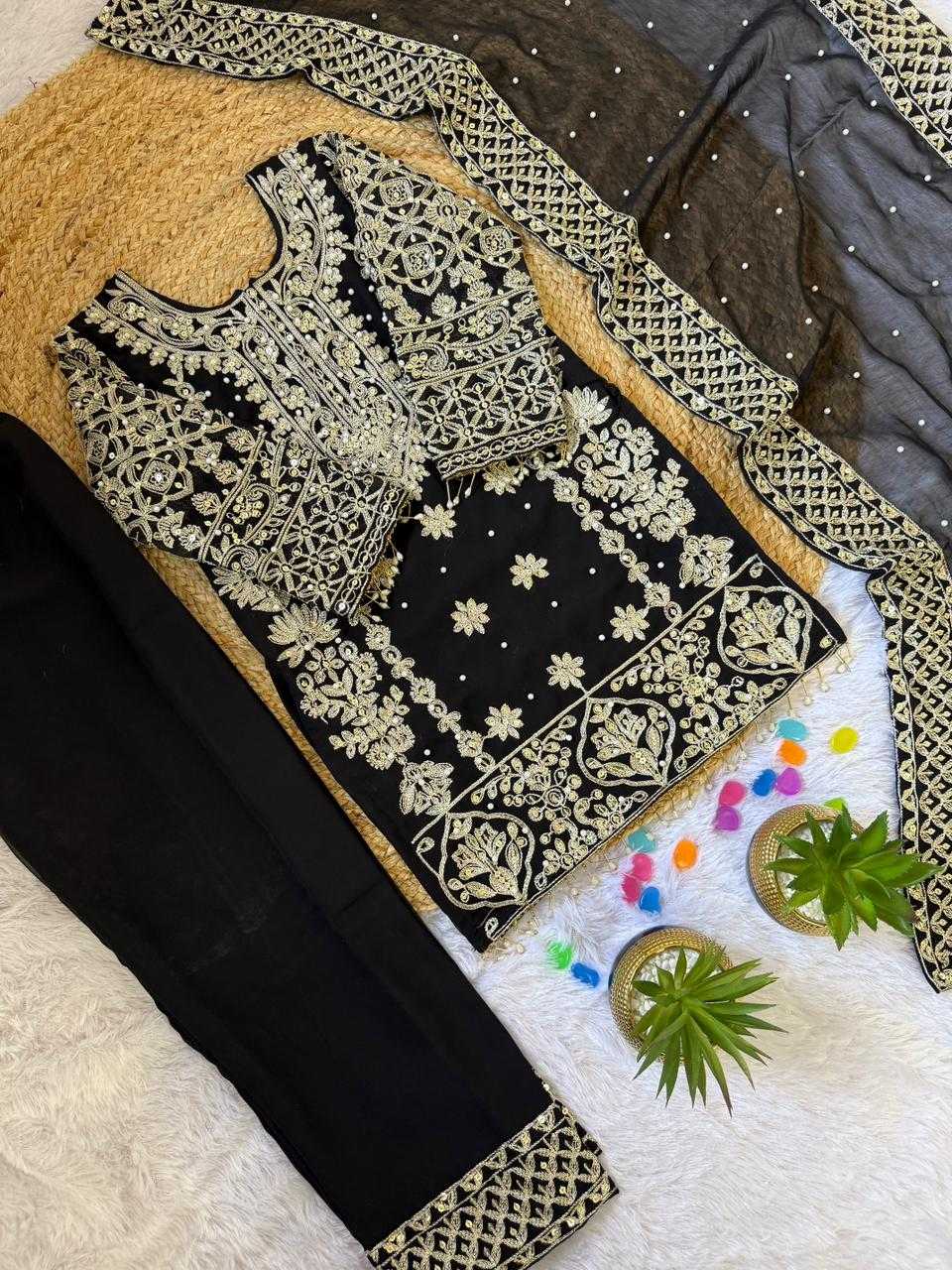 YNF Wholesale Faux Georgette Kids Suit  | Surat Manufacturer