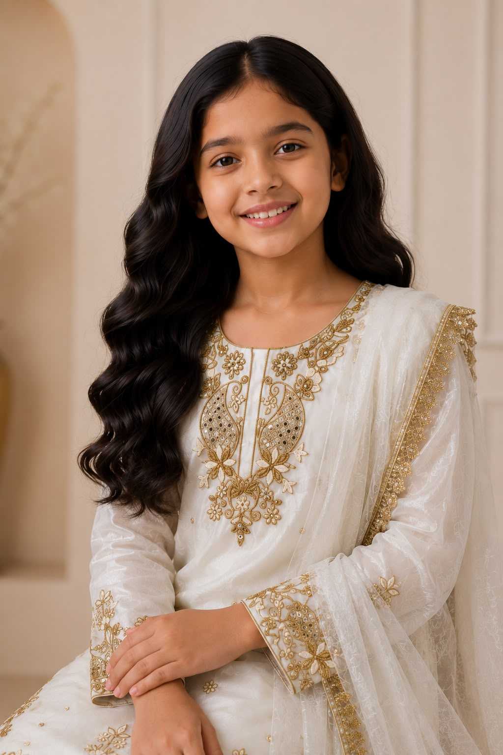 YNF Wholesale Premium Silk Kids Suit  | Surat Manufacturer