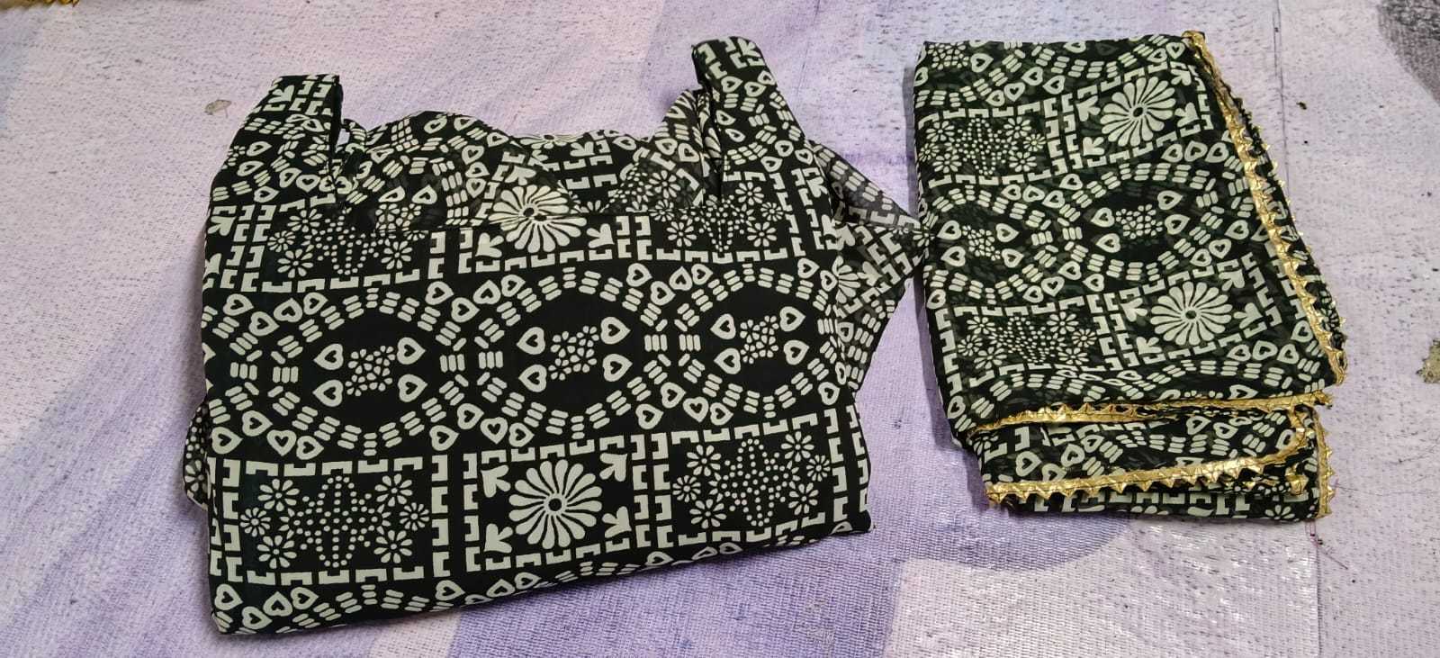 YNF Wholesale Georgette Printed Gowns  | Surat Manufacturer