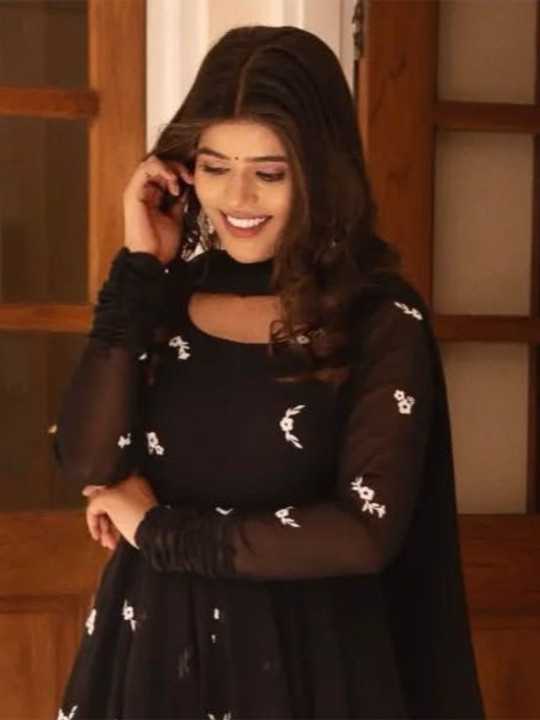 YNF Wholesale Georgette Printed Gowns  | Surat Manufacturer