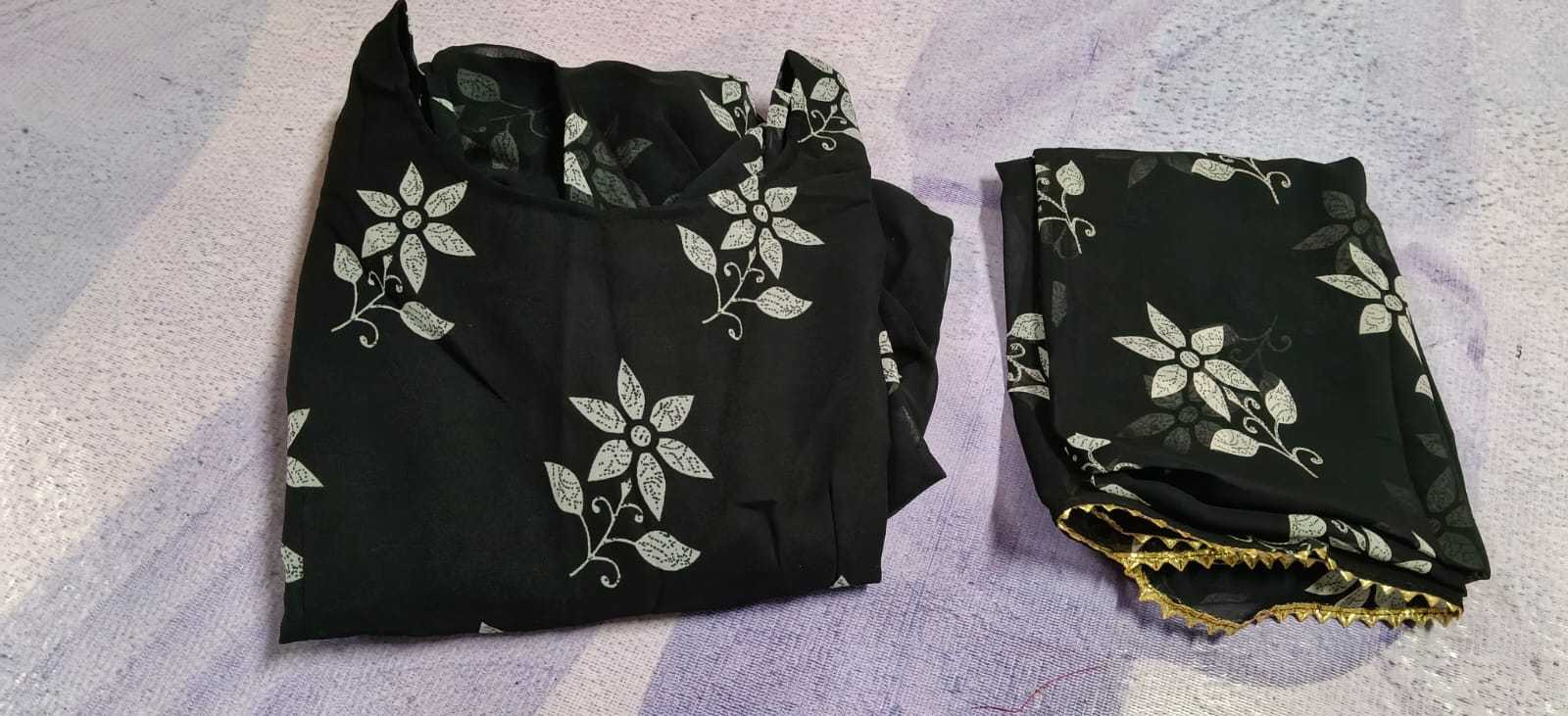 YNF Wholesale Georgette Printed Gowns  | Surat Manufacturer