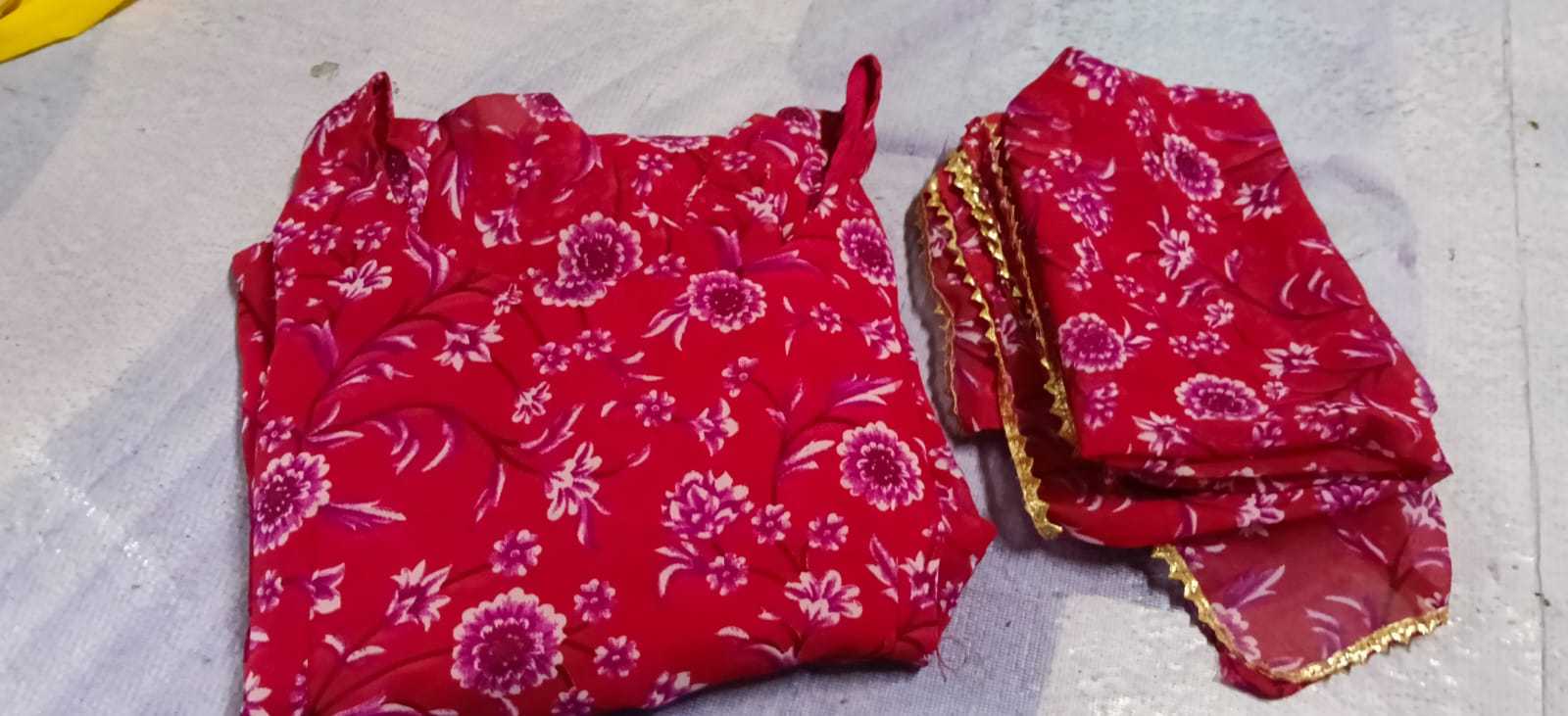 YNF Wholesale Georgette Printed Gowns  | Surat Manufacturer