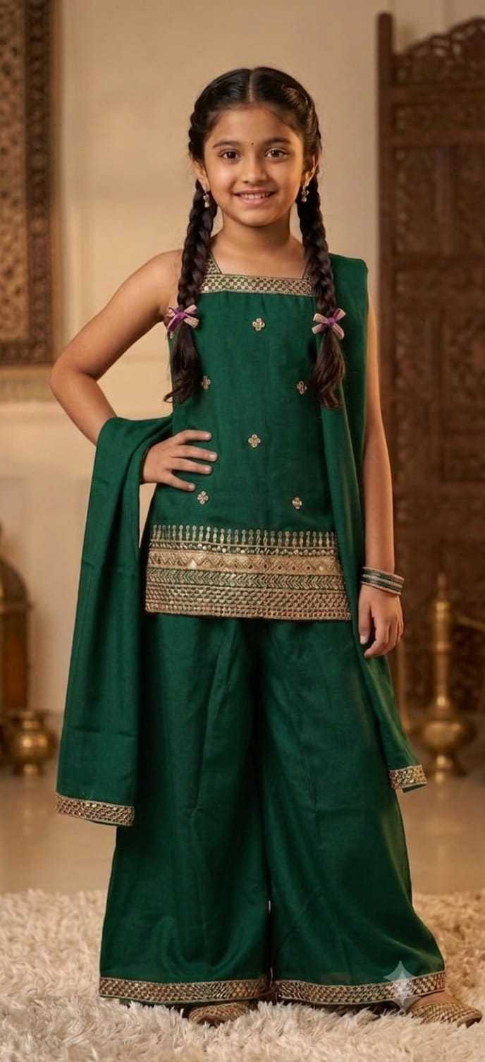 YNF Wholesale Crepe Kids Suit  | Surat Manufacturer