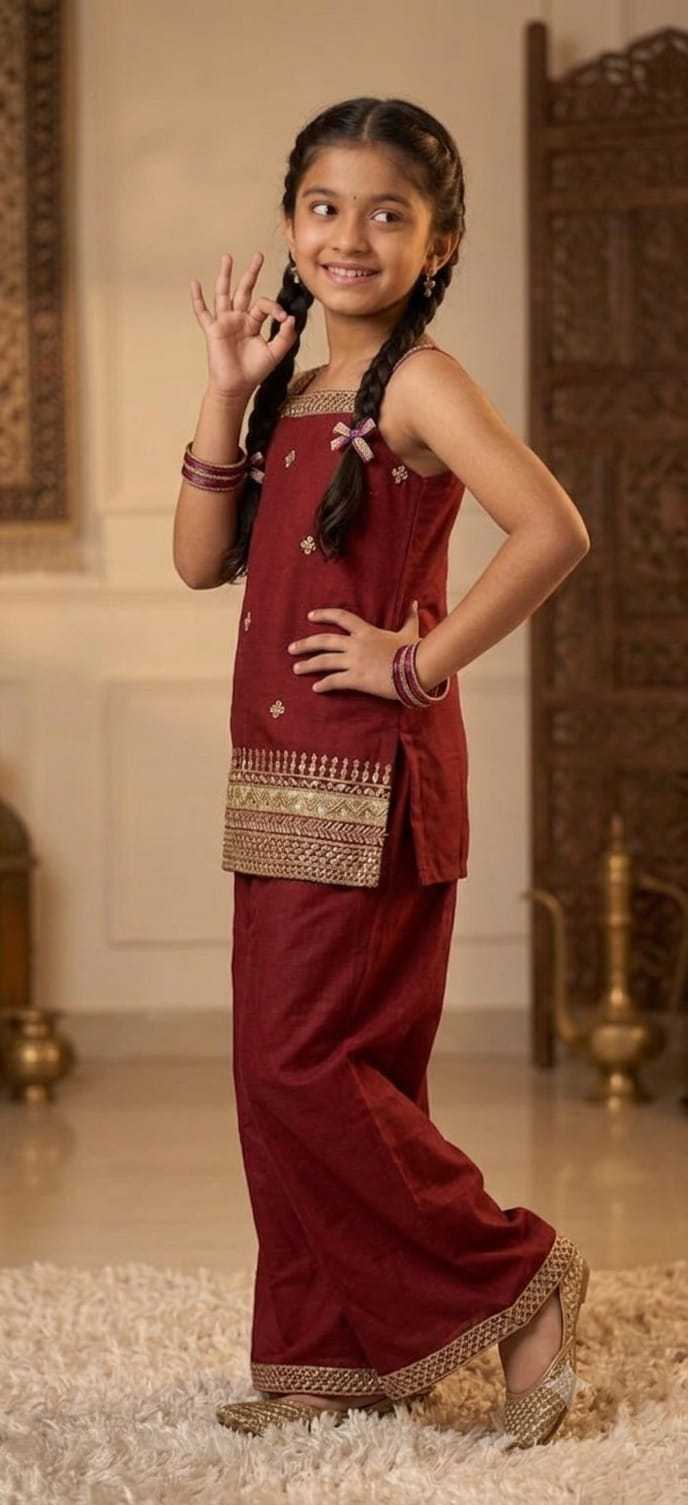 YNF Wholesale Crepe Kids Suit  | Surat Manufacturer