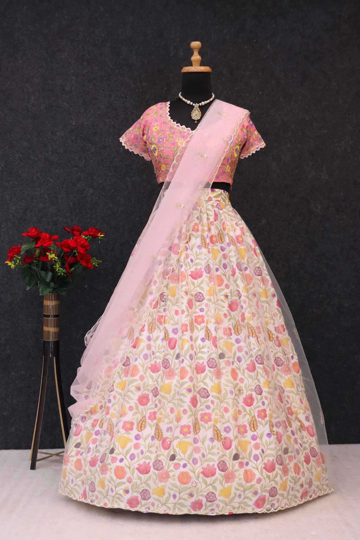 YNF Wholesale Chinon Silk Silk Lehenga  | Surat Manufacturer