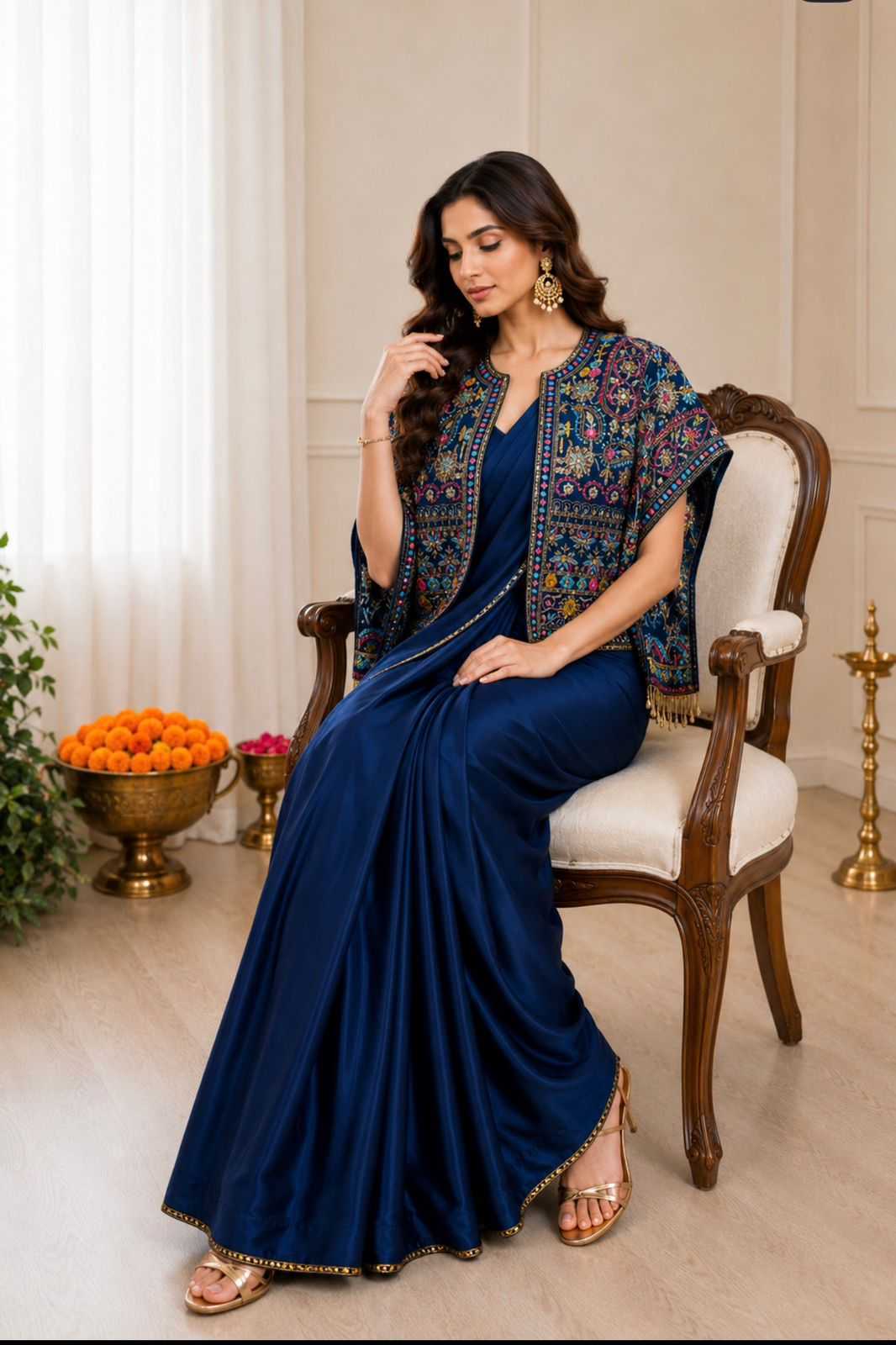 Keevaa Exporter KESH558 67 Crepe Silk Tissue Silk Saree - YNF Online