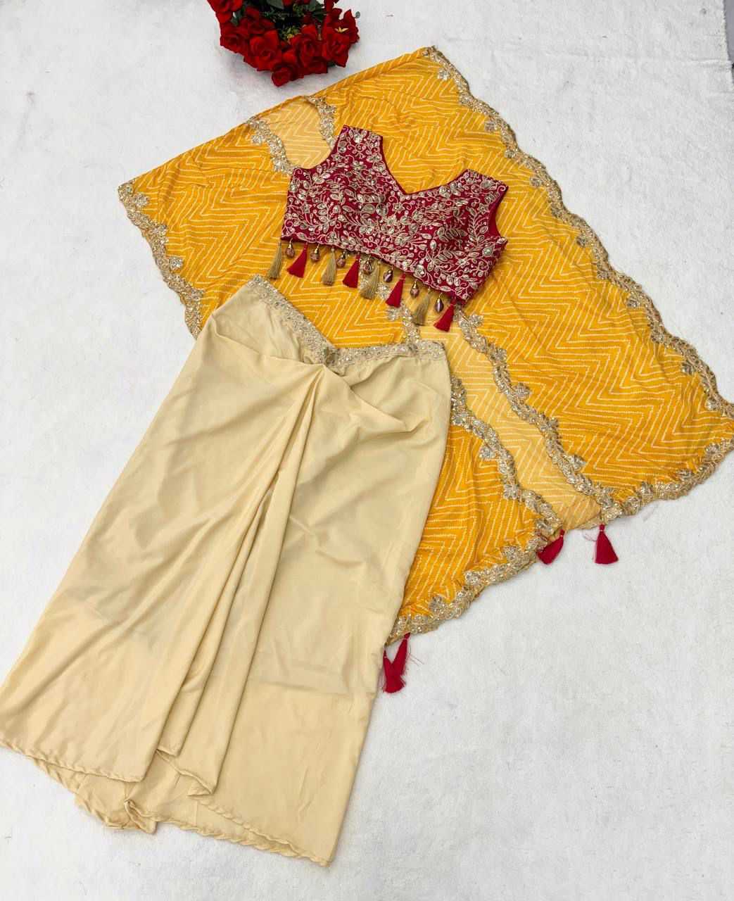 YNF Wholesale Crepe Silk Crepe Silk Saree  | Surat Manufacturer
