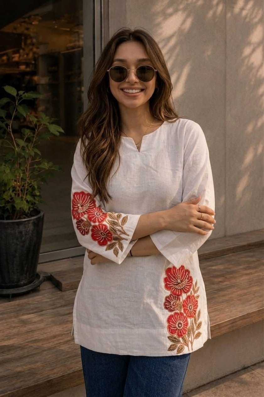 YNF Wholesale Cotton Designer Kurtis  | Surat Manufacturer
