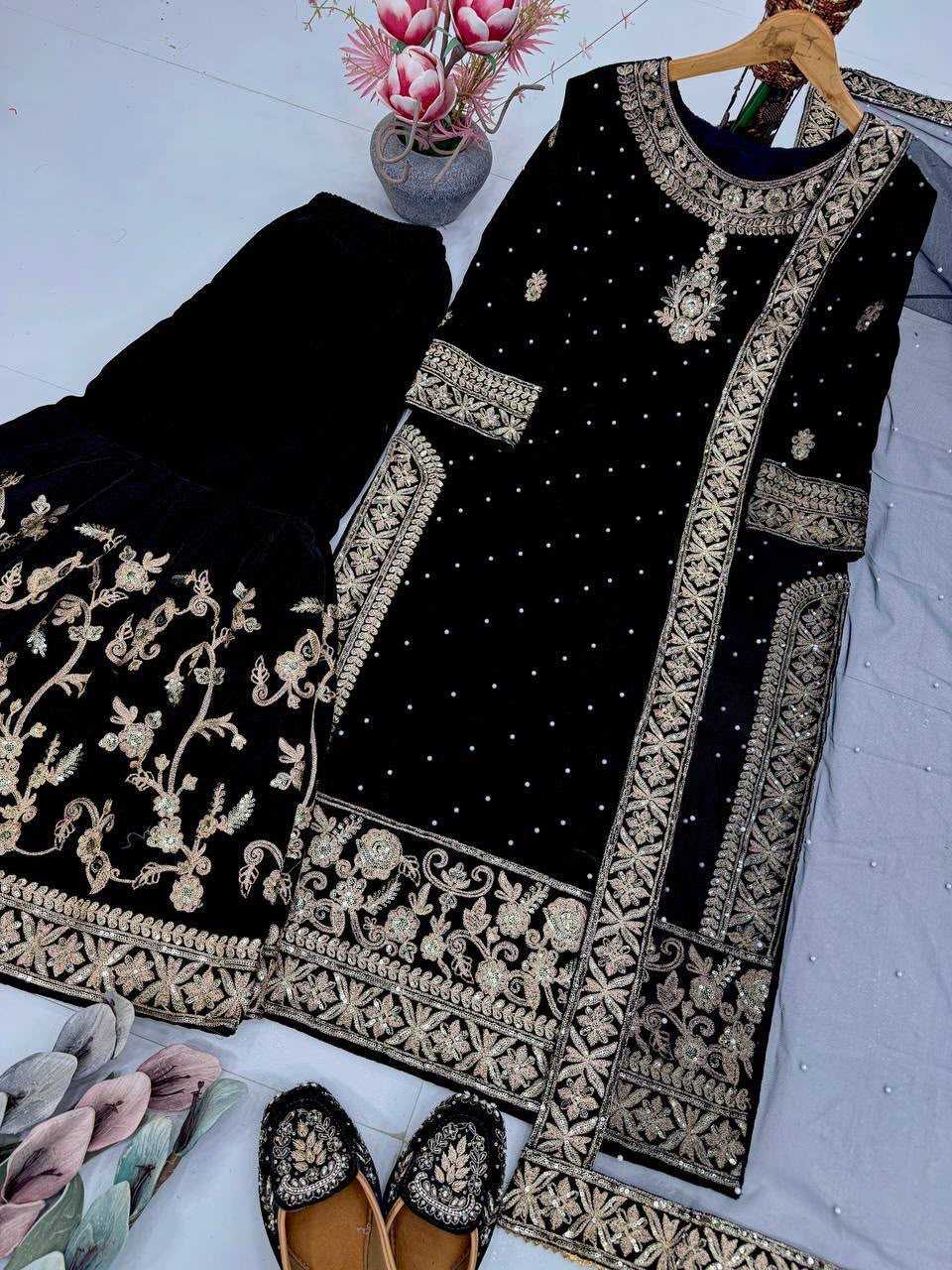 YNF Wholesale Velvet Velvet Suits  | Surat Manufacturer