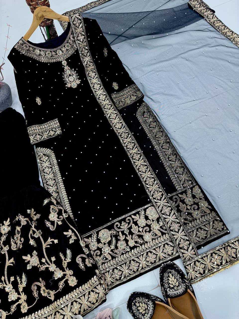 YNF Wholesale Velvet Velvet Suits  | Surat Manufacturer